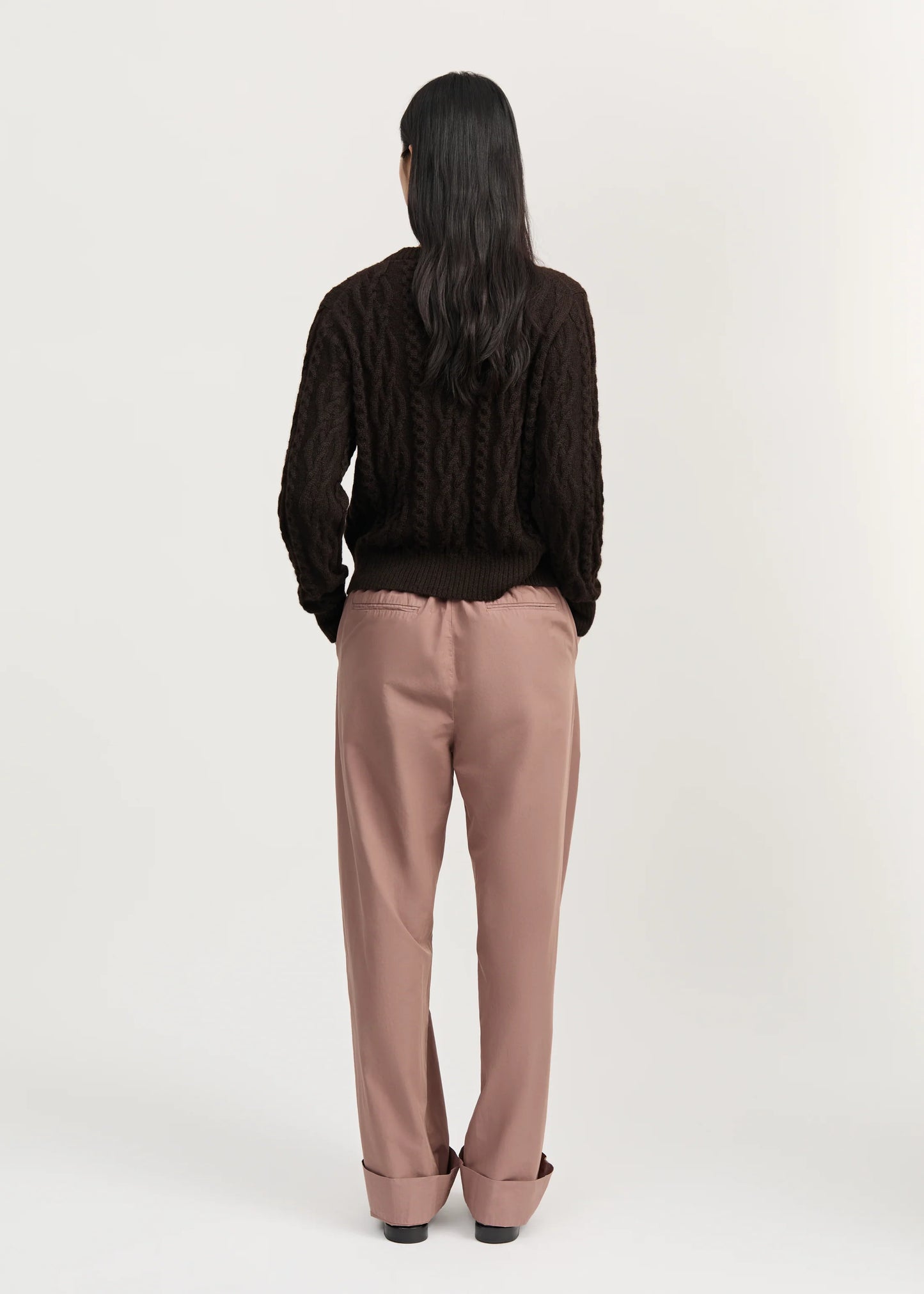 Aiayu "Billy pant zip poplin" Desert Blush
