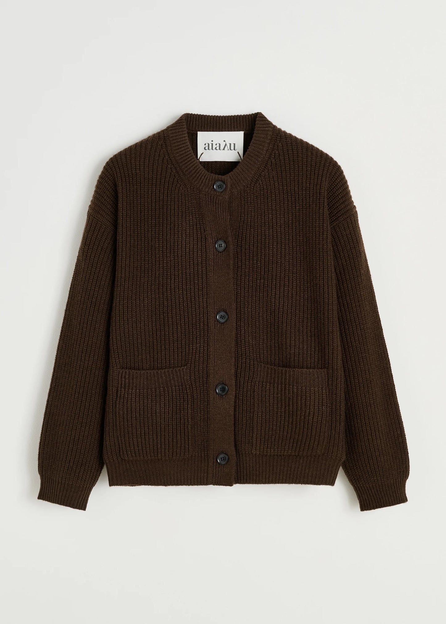 Aiayu "Bine cardigan – sartuul" Dark Brown