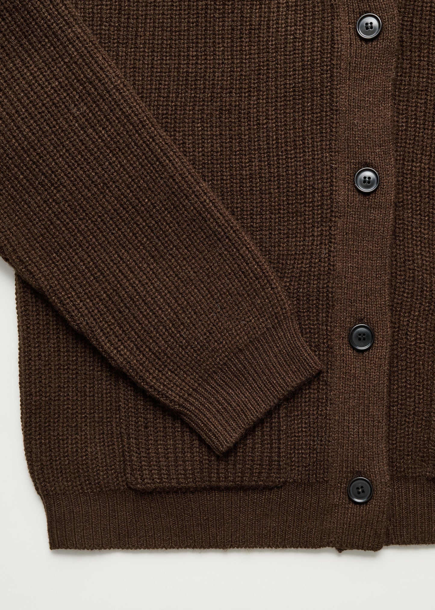 Aiayu "Bine cardigan – sartuul" Dark Brown