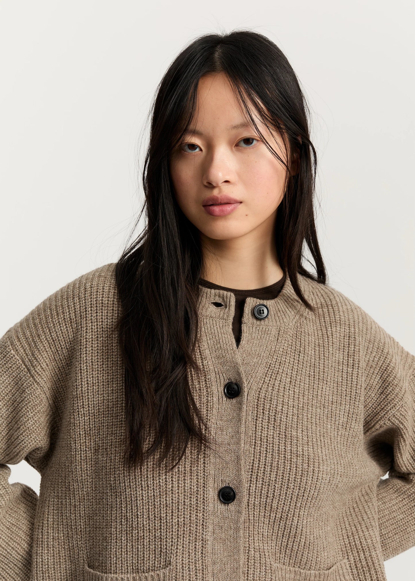 Aiayu "Bine cardigan – sartuul" Pure Soil