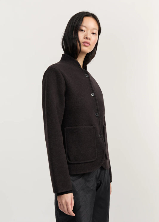 Aiayu "Cara jacket – merino wool" Dark brown