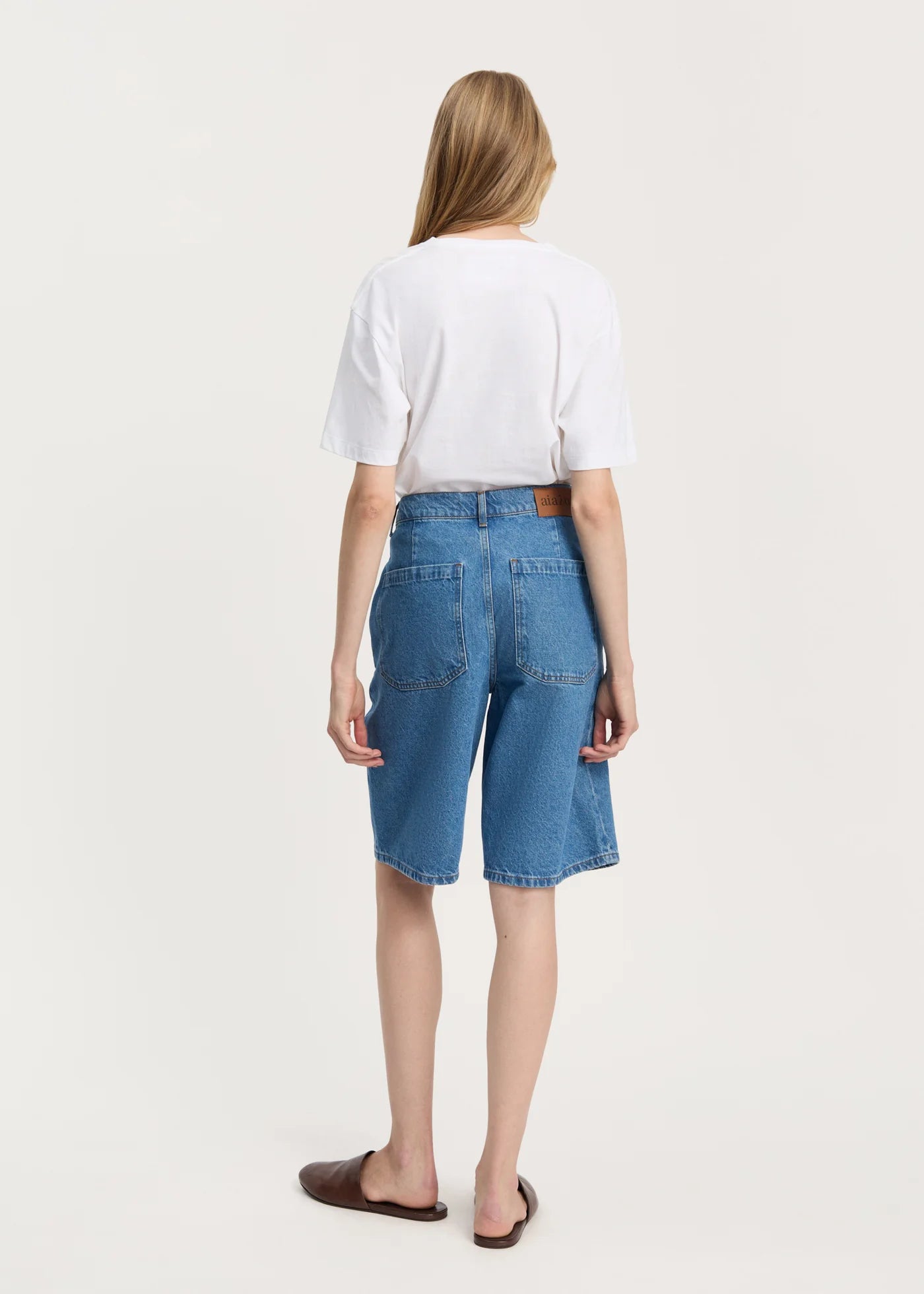 Aiayu "Carlo denim shorts" Clear Blue