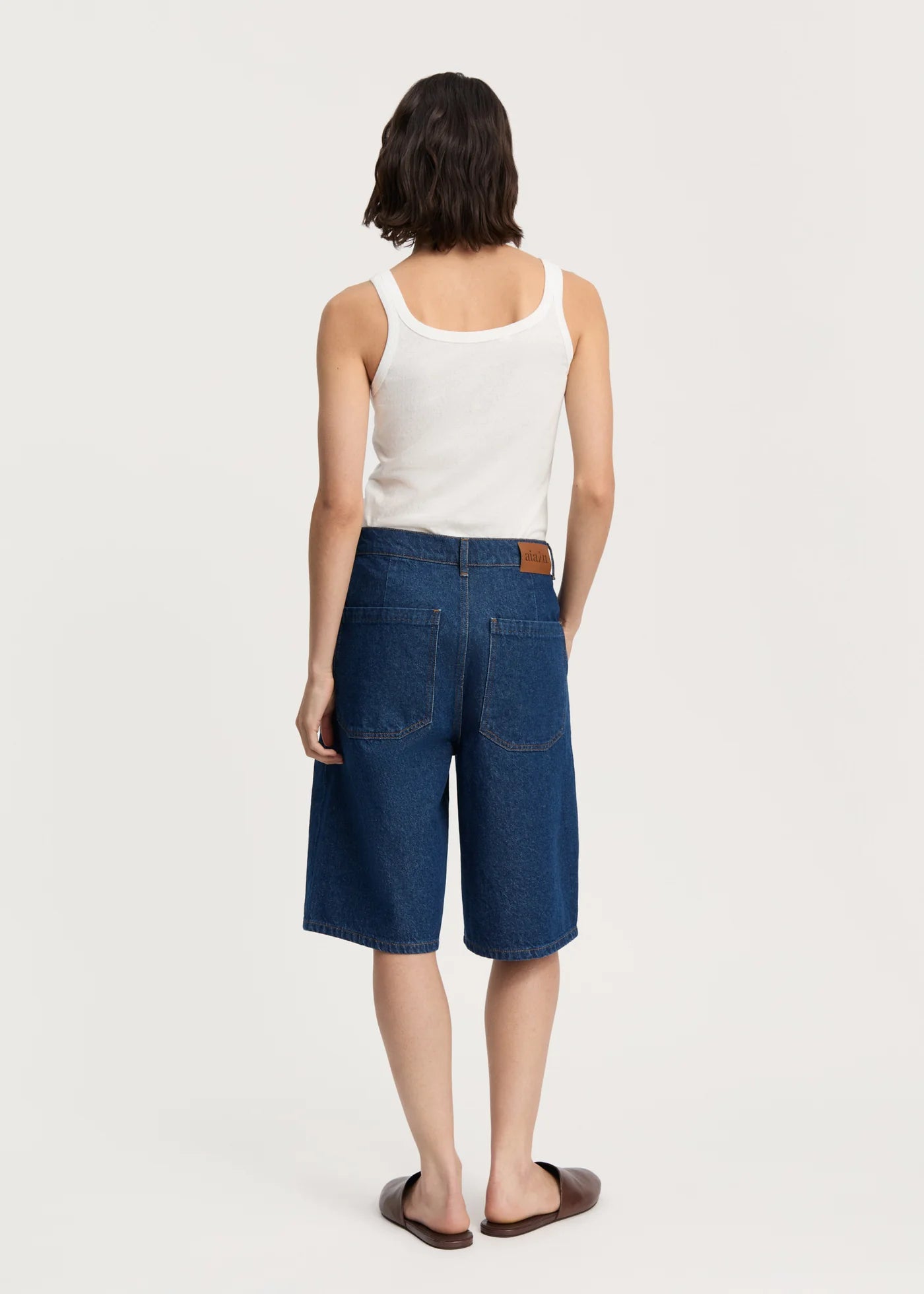 Aiayu "Carlo denim shorts" Mid Blue