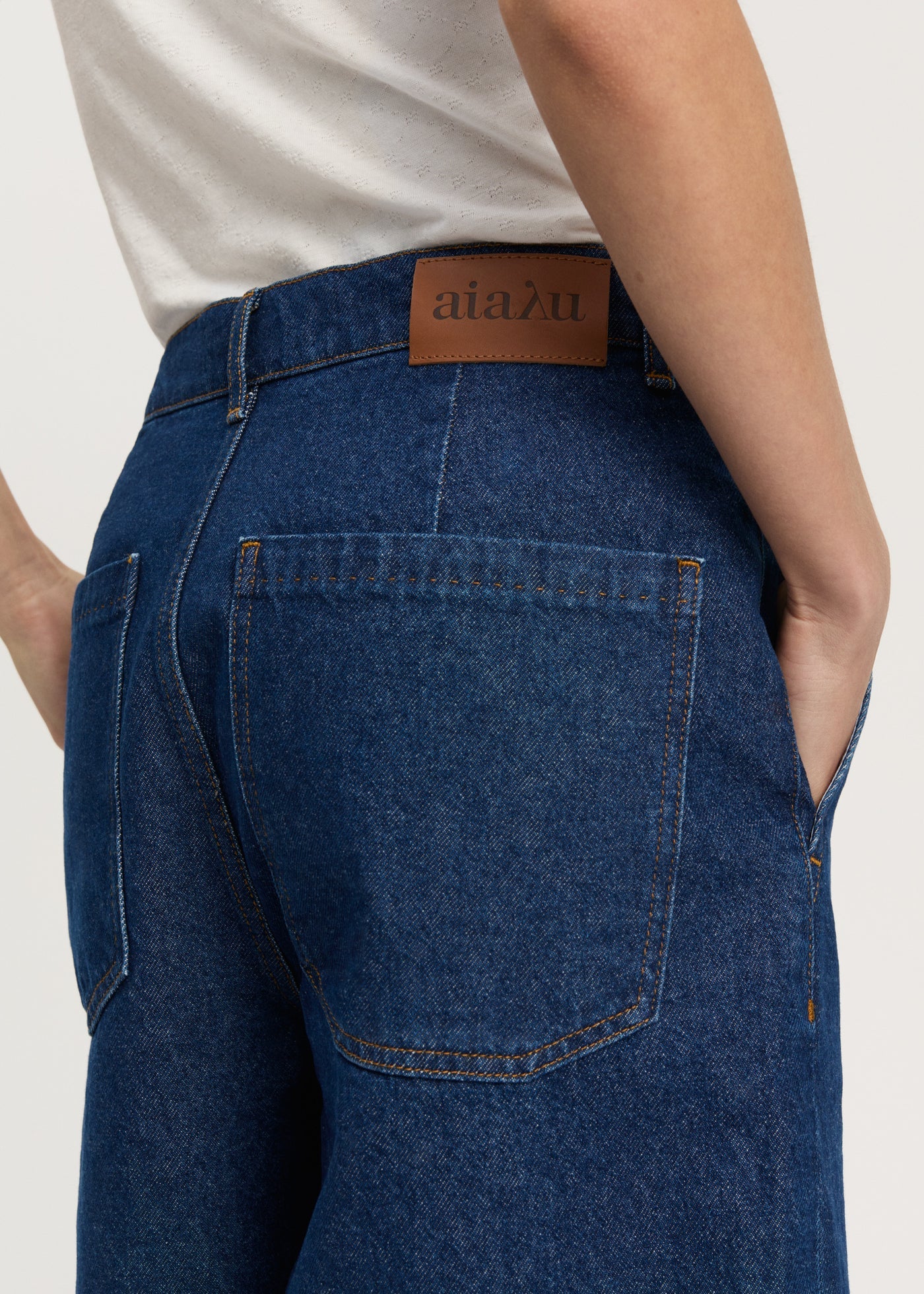 Aiayu "Carlo denim shorts" Mid Blue