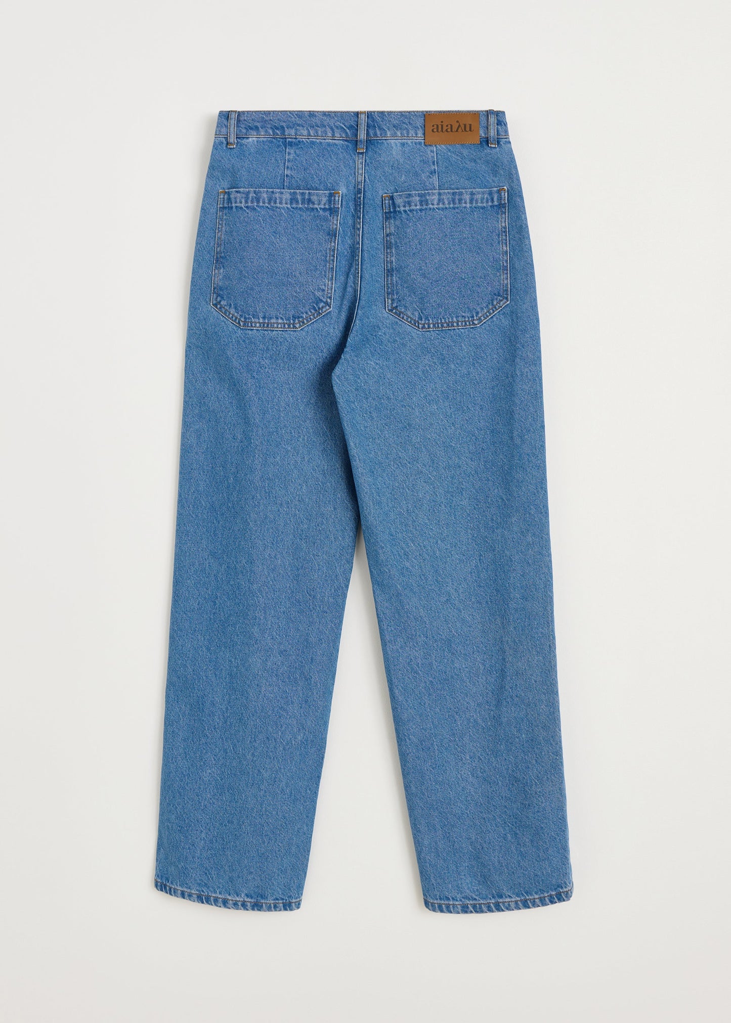 Aiayu "Carlo Midwaist Wide Jeans" Clear Blue
