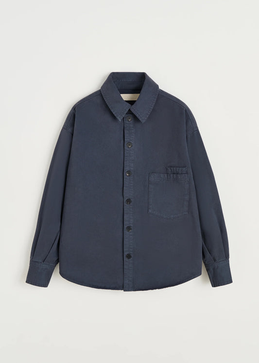 Aiayu "Casy Shirt Cotton" Washed Slate