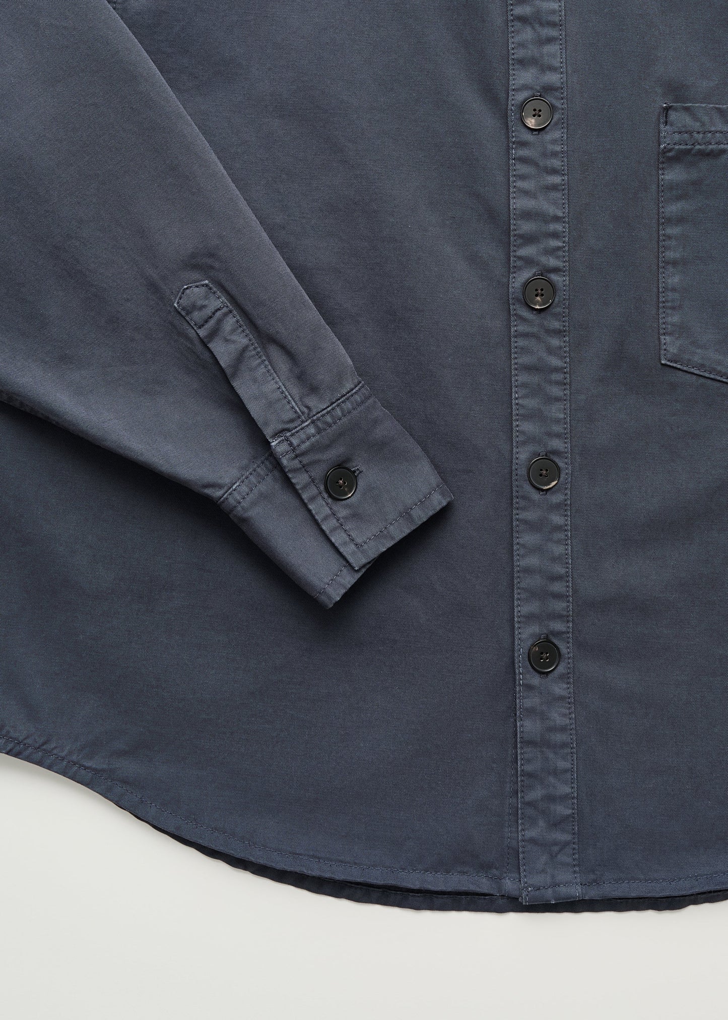 Aiayu "Casy Shirt Cotton" Washed Slate