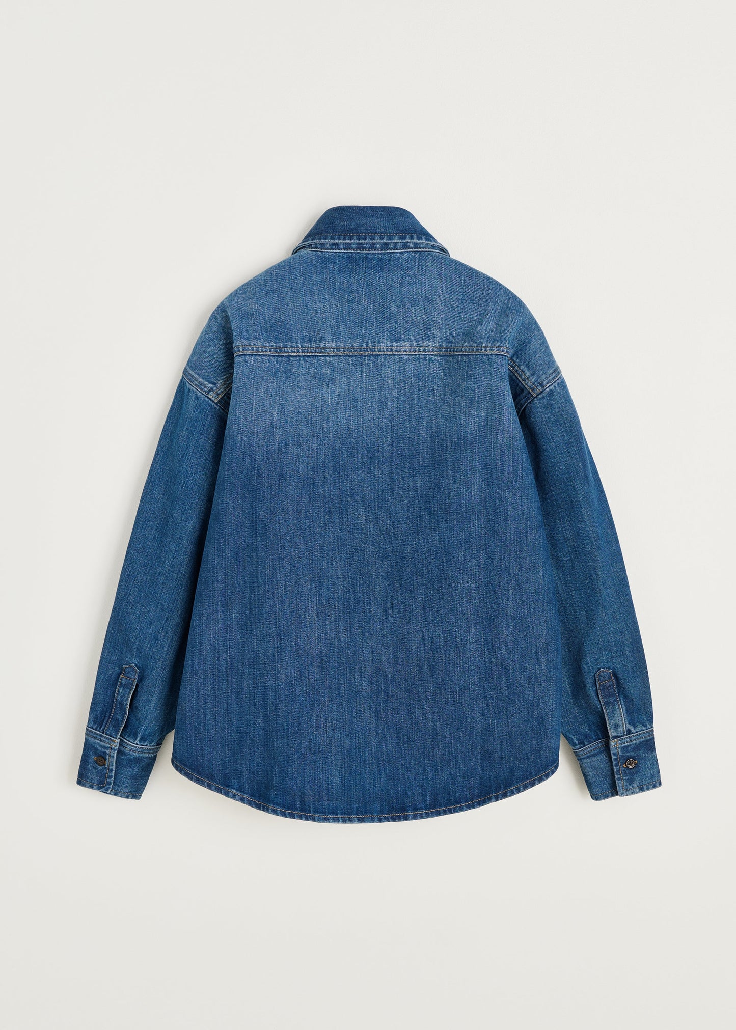 Aiayu "Casy shirt denim" Worn Blue