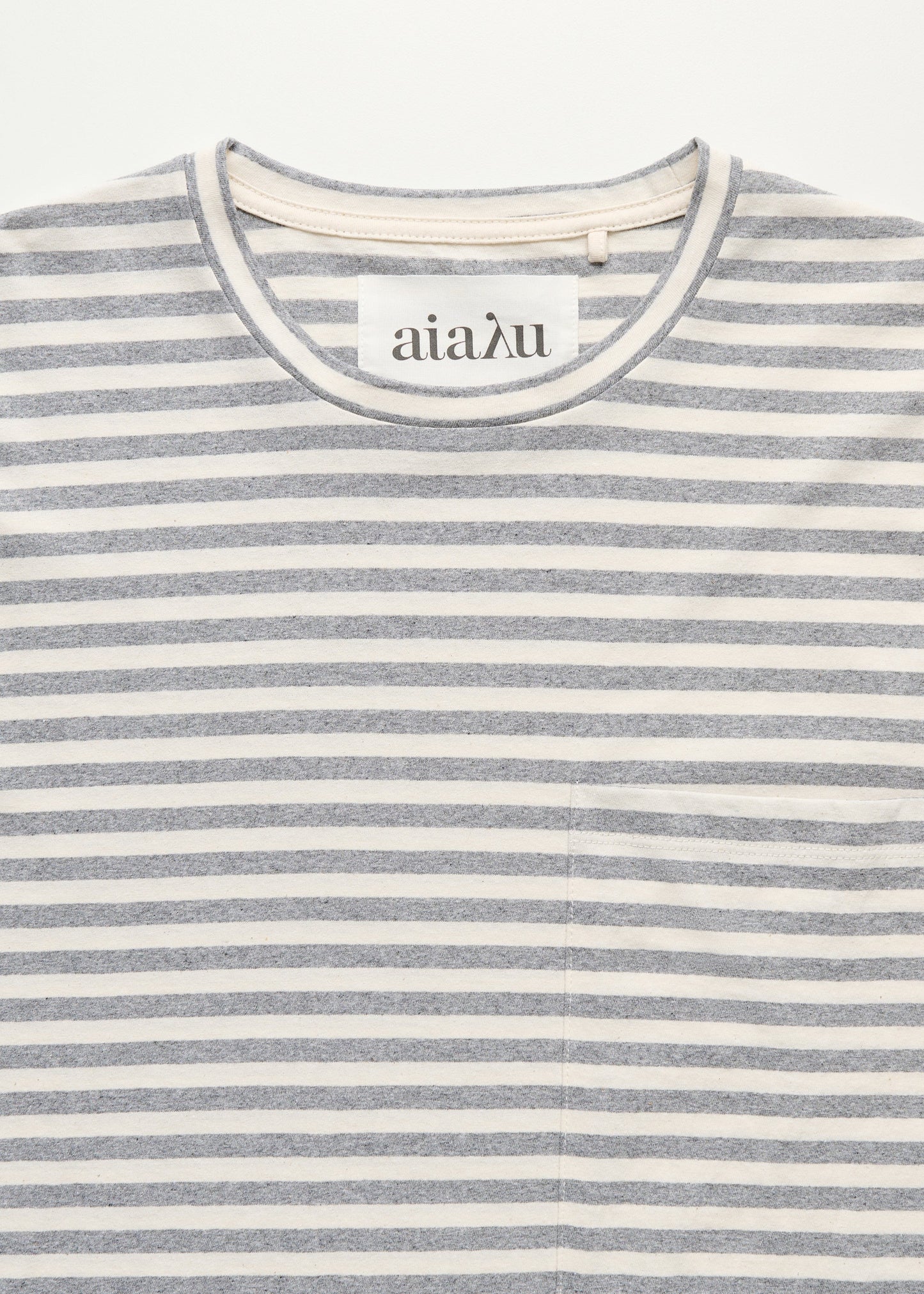 Aiayu "Circular long sleeve melange" Mix Grey Melange