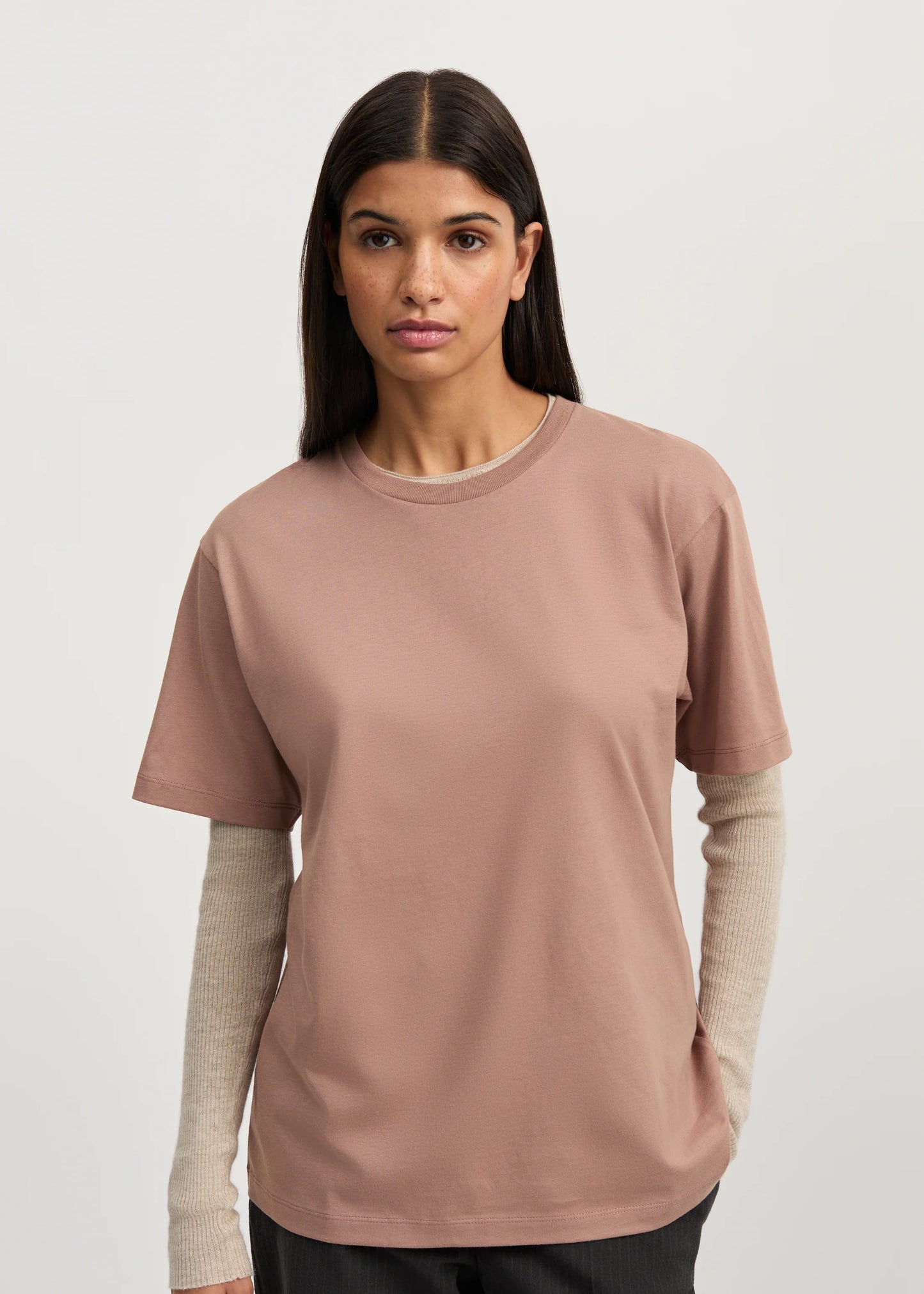 Aiayu "Classic circular tee" Desert Blush