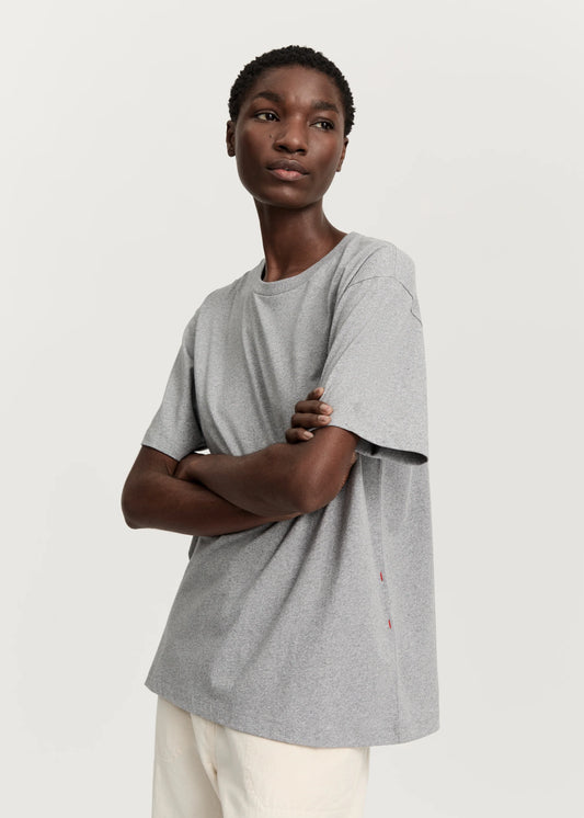 Aiayu "Classic circular tee melange" Grey Melange