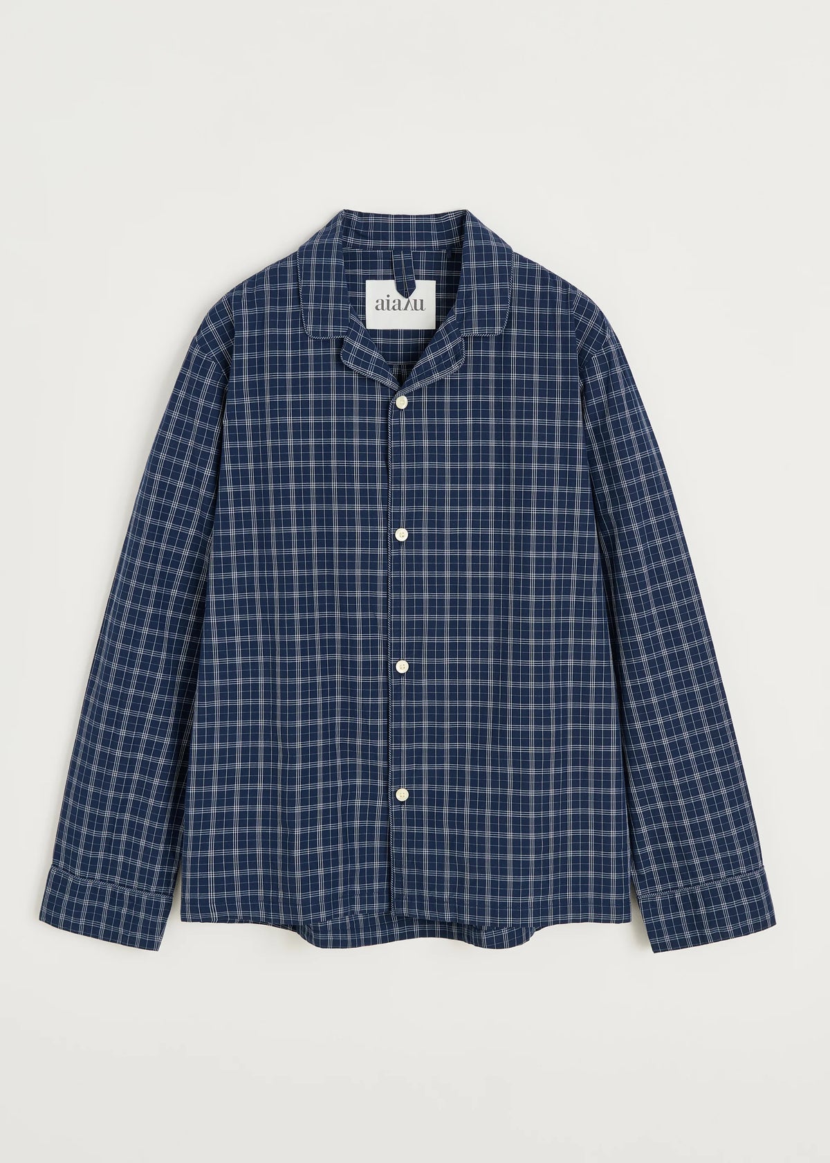 Aiayu "Classic pyjamas check" Mix Navy
