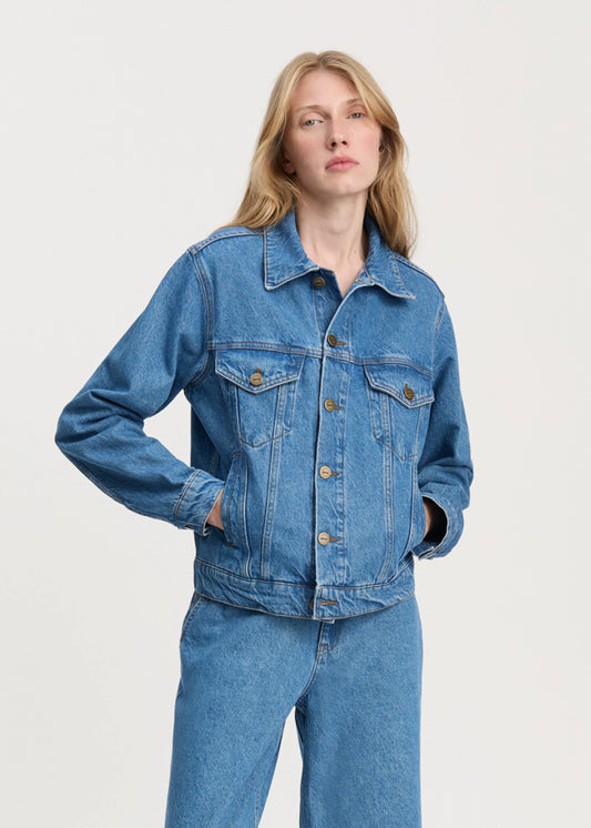 Aiayu "Cleo denim jacket" Clear Blue