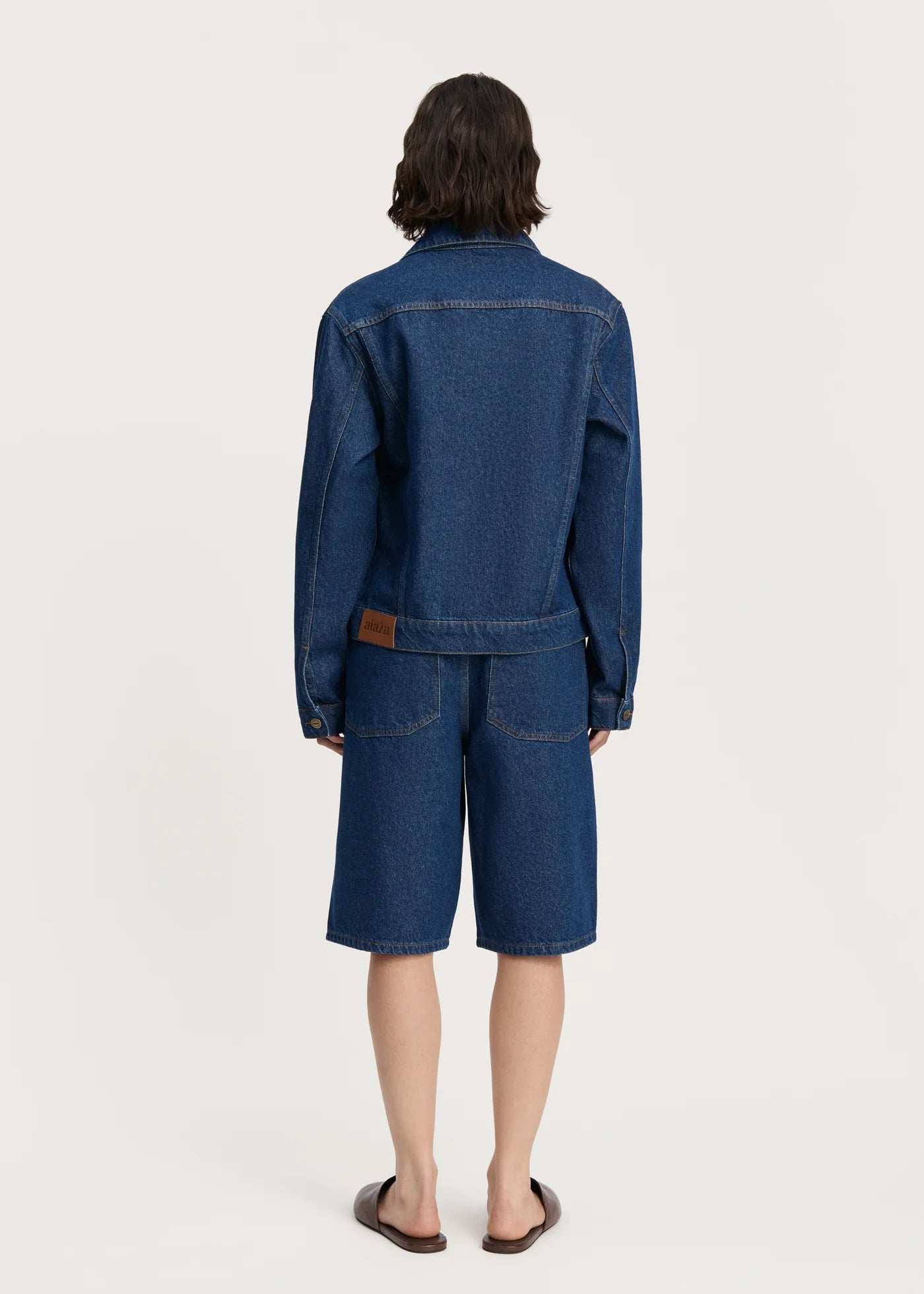 Aiayu "Cleo denim jacket" Mid Blue