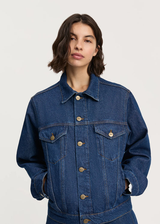 Aiayu "Cleo denim jacket" Mid Blue