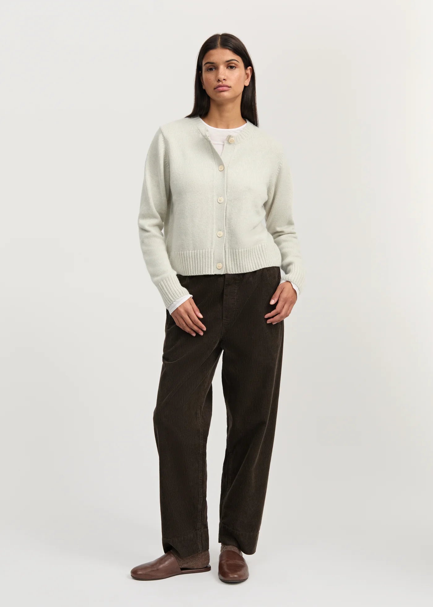 Aiayu "Coco pant corduroy" Smokey Brown