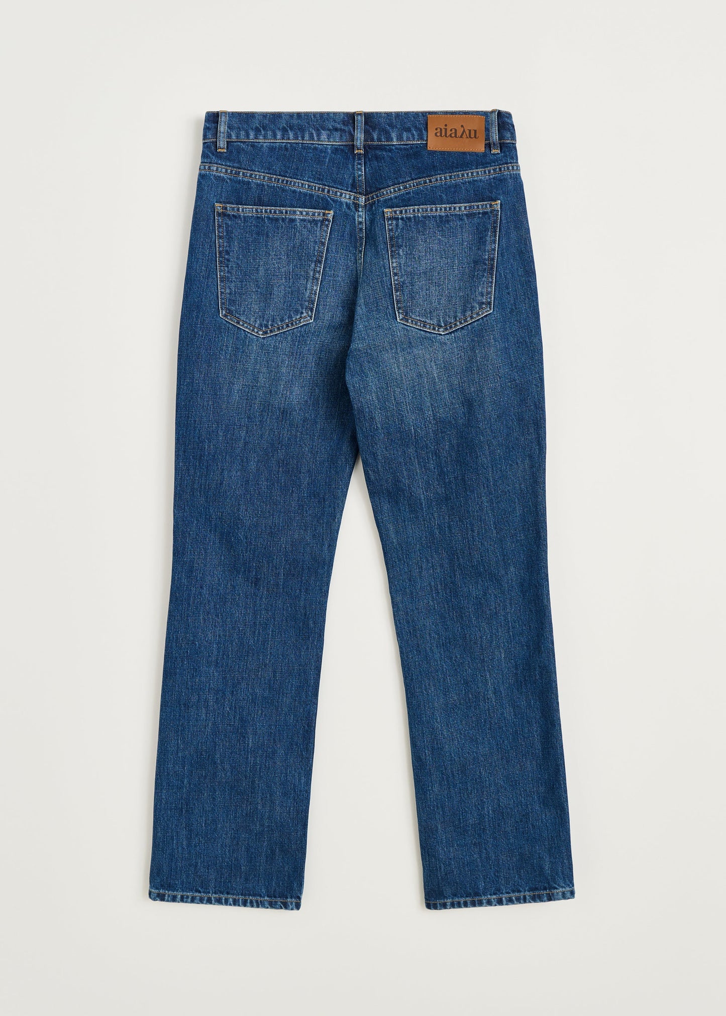 Aiayu "Cooper highwaist straight jeans" Worn Blue