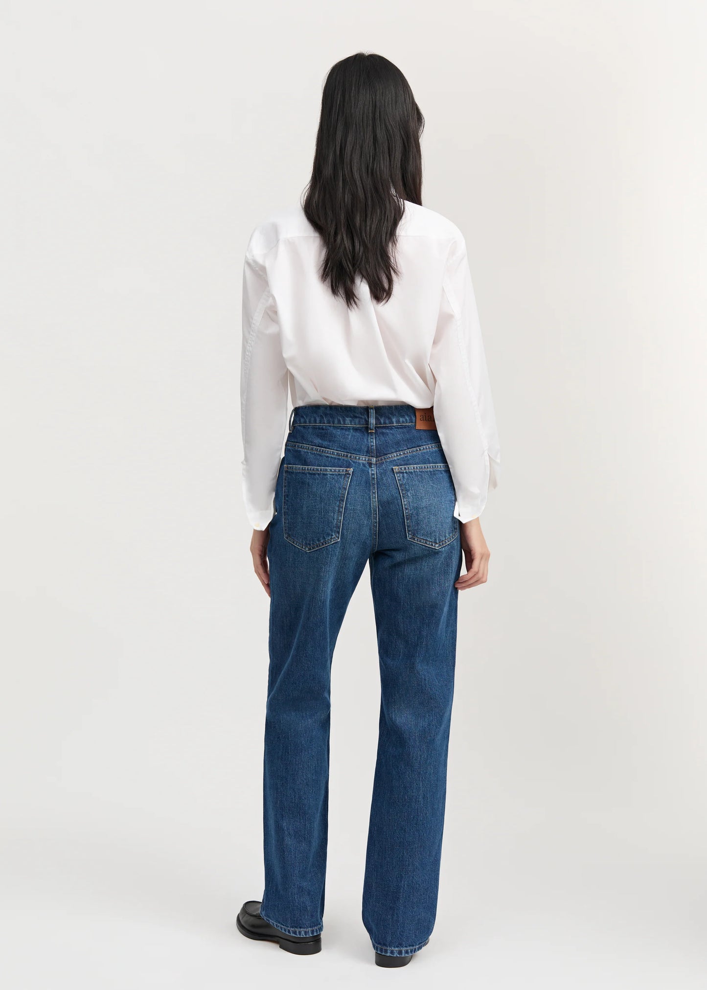 Aiayu "Cooper highwaist straight jeans" Worn Blue