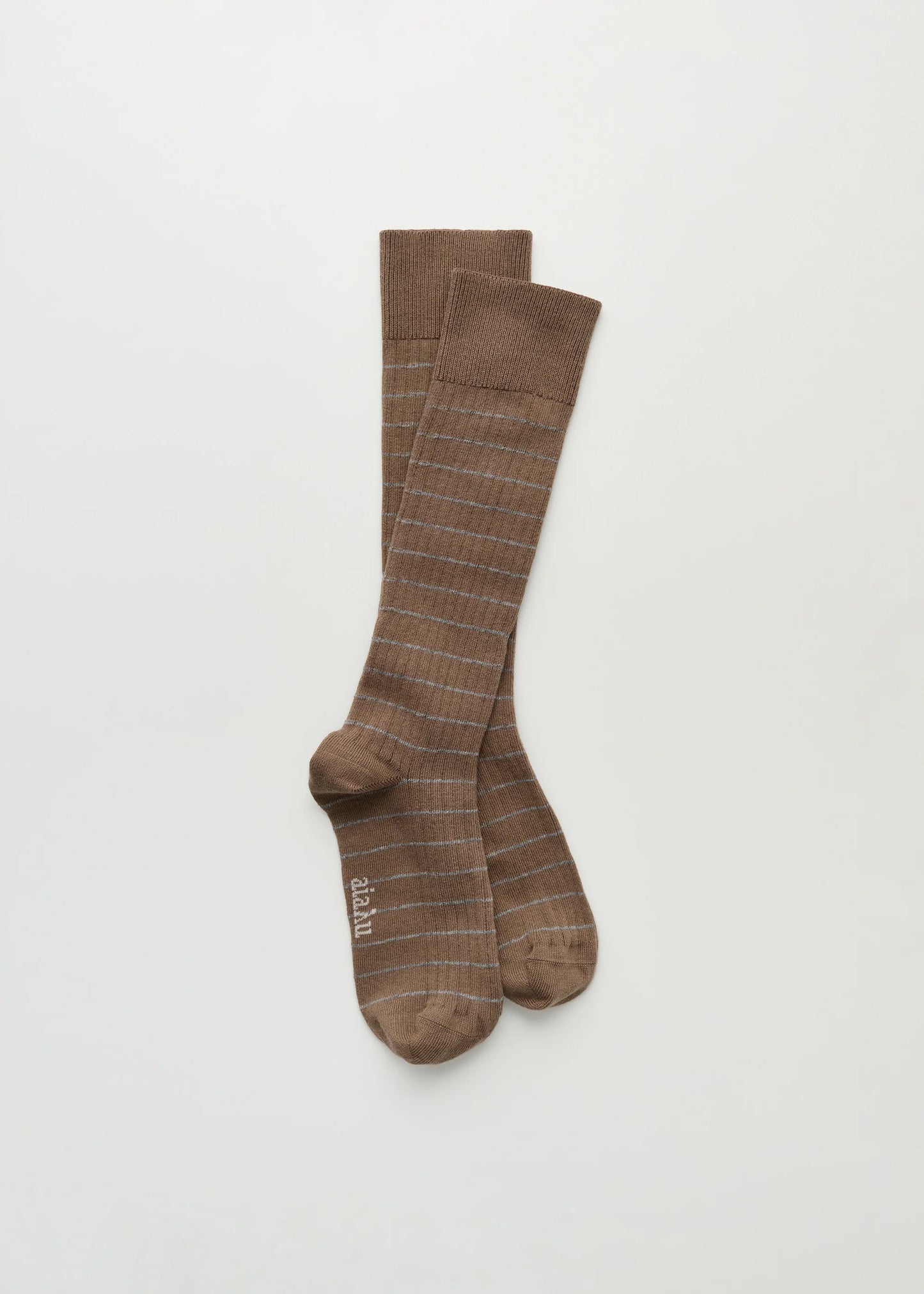 Aiayu "Cotton long socks" Mix Chestnut