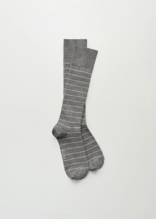 Aiayu "Cotton long socks" Mix Grey Melange