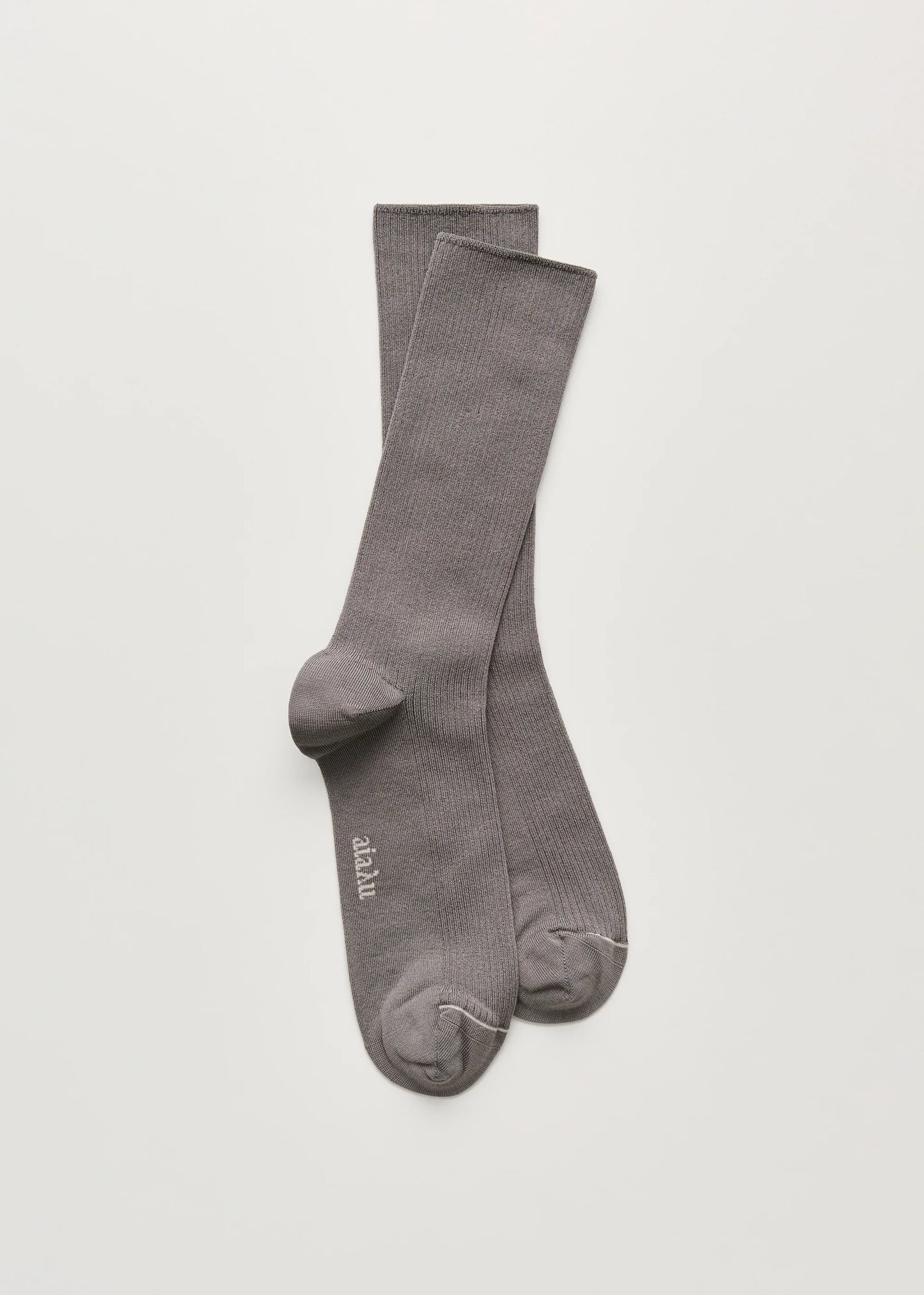 Aiayu "Cotton Rib Socks" Steel