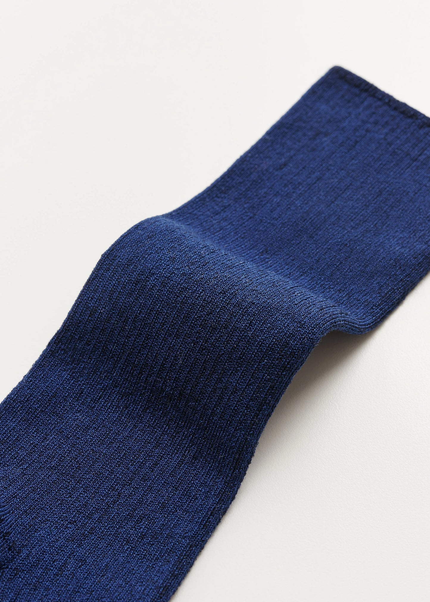 Aiayu "Cotton Rib Socks" Midnight Blue