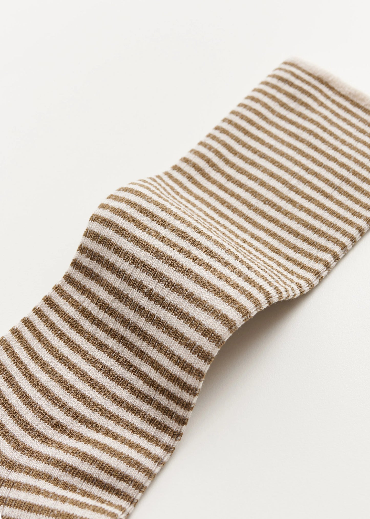 Aiayu "Cotton stripe socks" Mix Chestnut