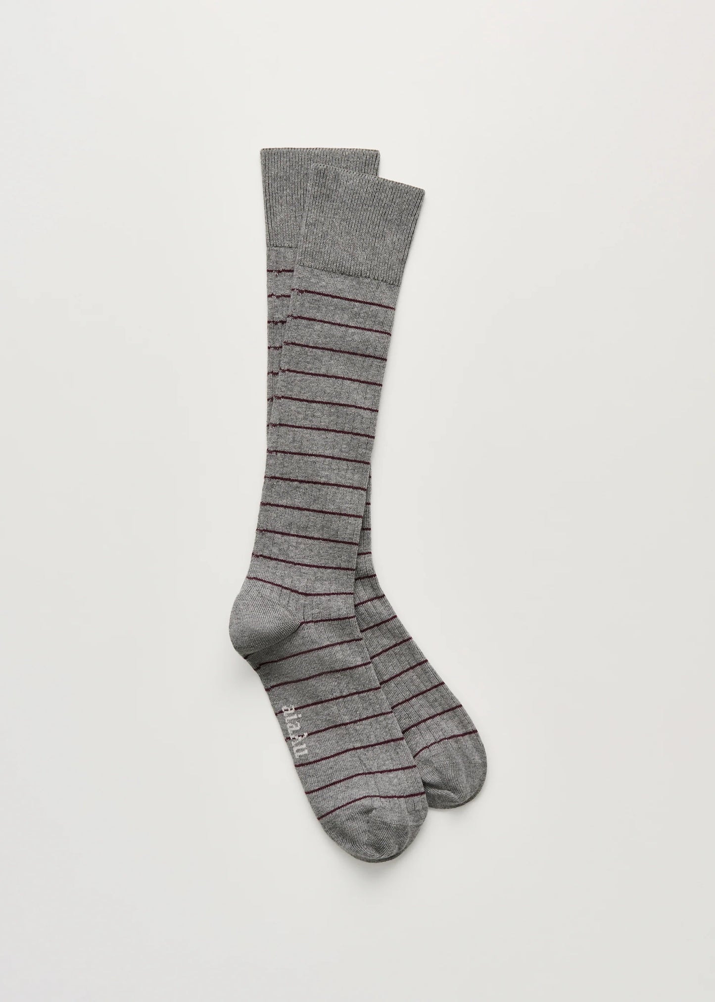 Aiayu "Cotton long socks" Mix Bordeaux Melange