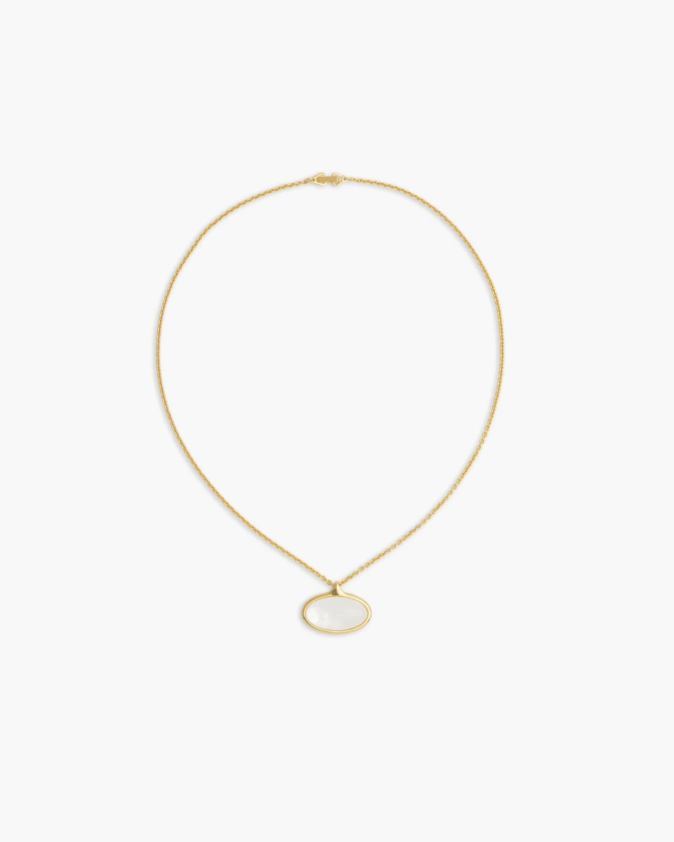 Ragbag, Datura Pendant necklace, gold plating 45cm
