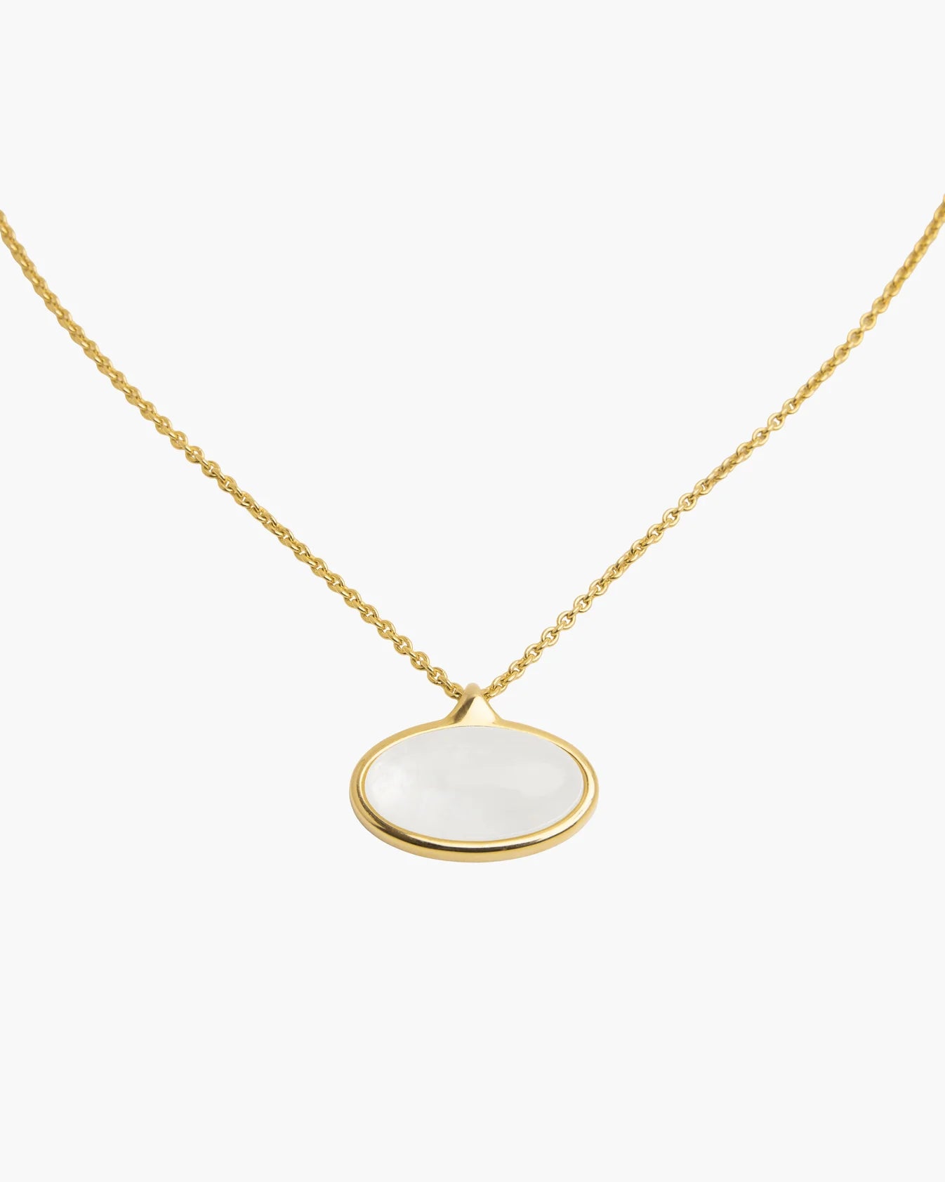 Ragbag, Datura Pendant necklace, gold plating 45cm