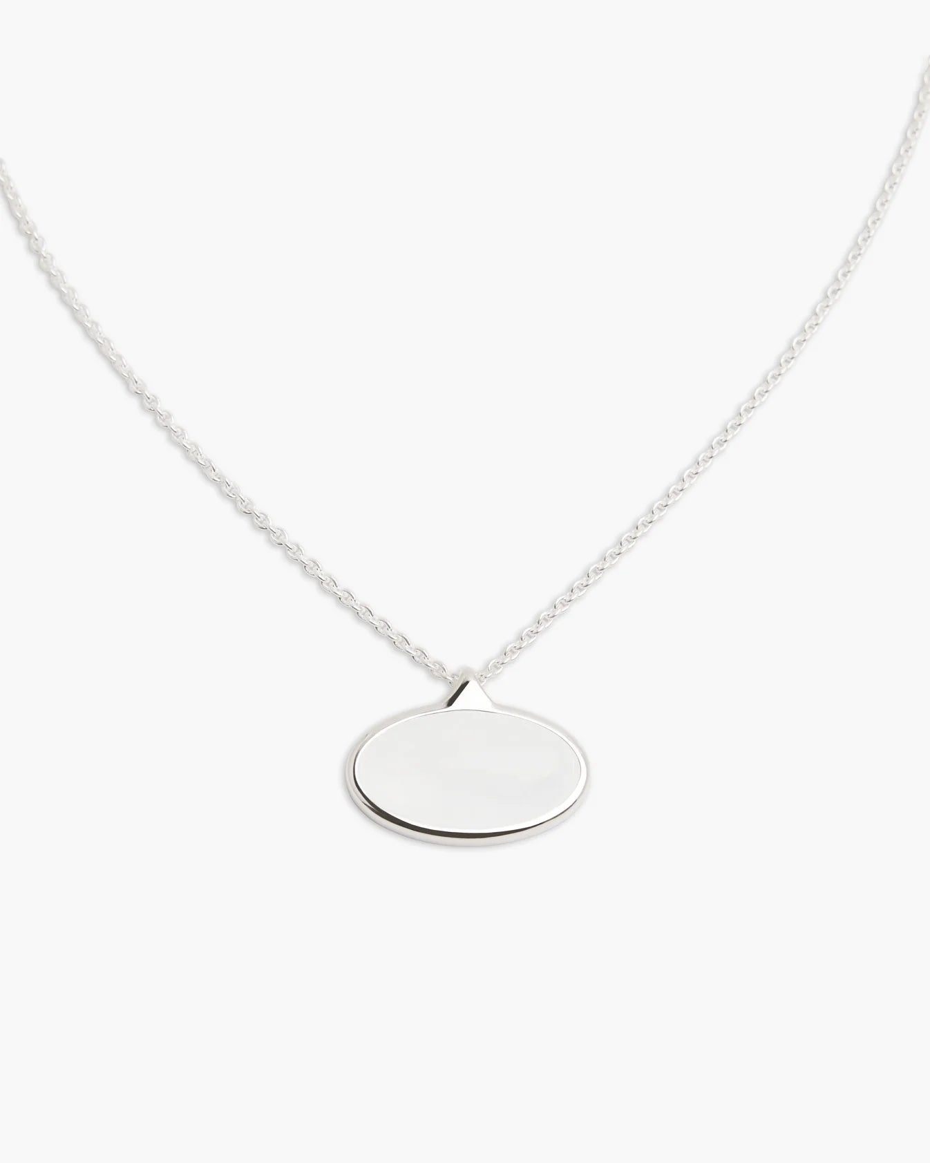 Ragbag, Datura Pendant necklace, silver 45cm