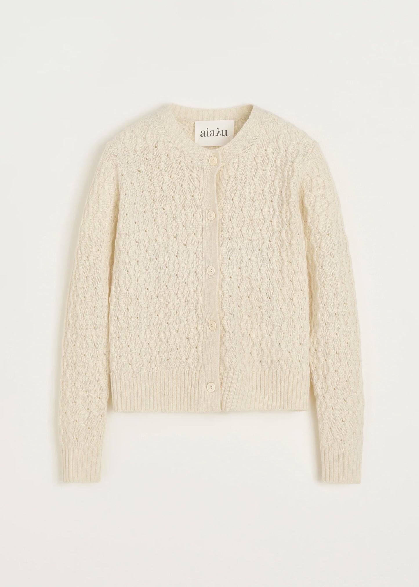 Aiayu "Dipti cardigan – pure sartuul" Pure Ecru