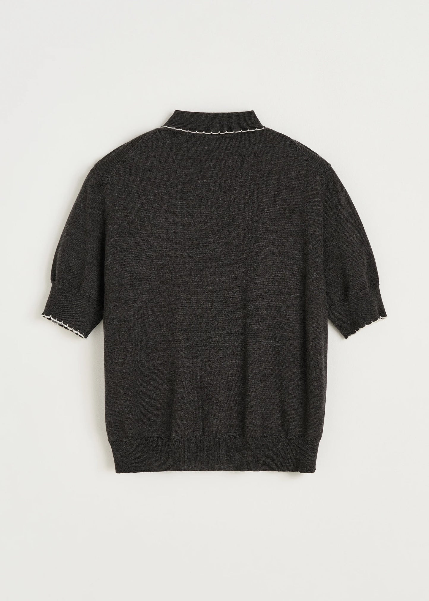 Aiayu "Disha cardigan – pure merino wool" Dark Brown Melange