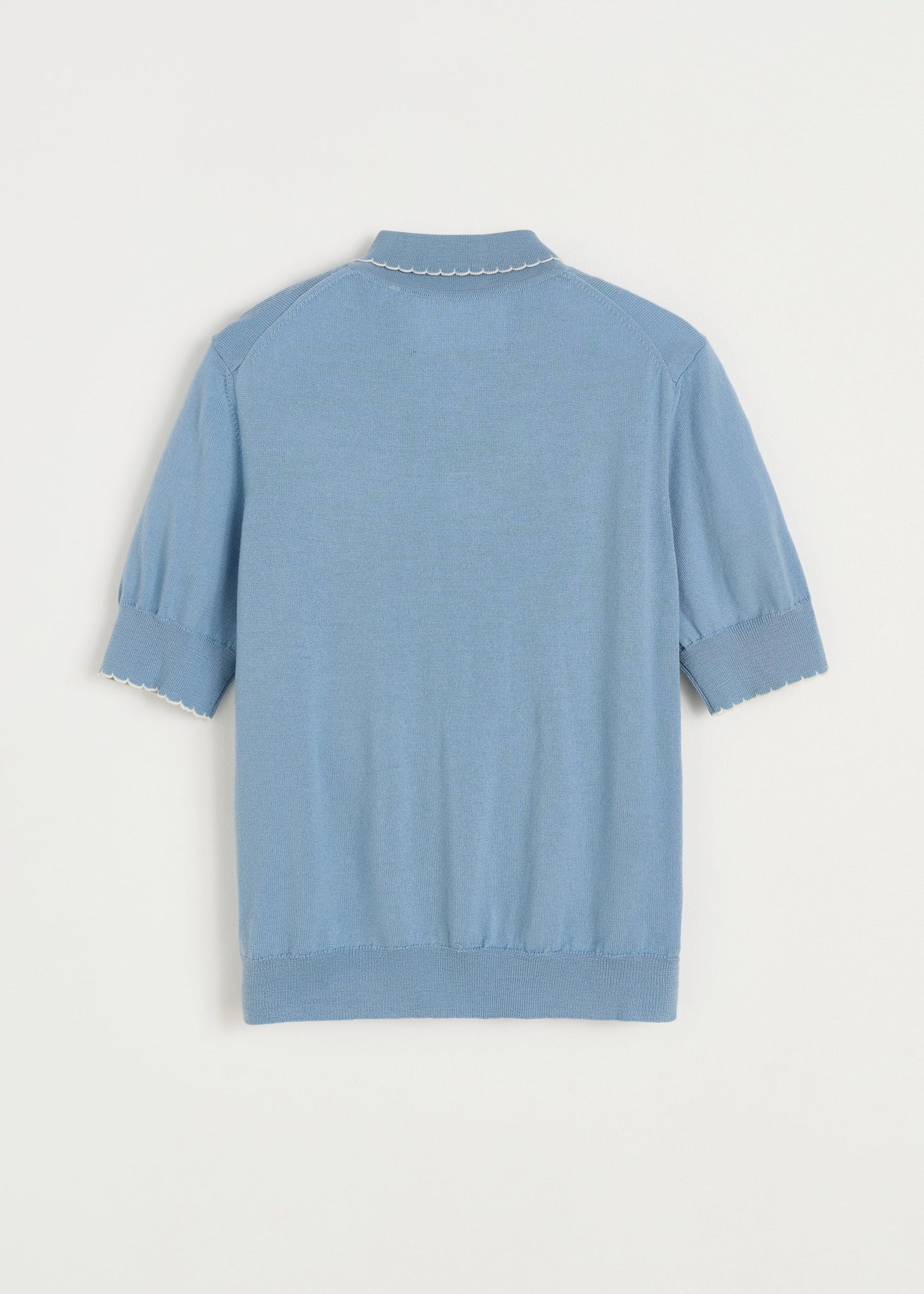 Aiayu "Disha cardigan – pure merino wool" Opal Blue