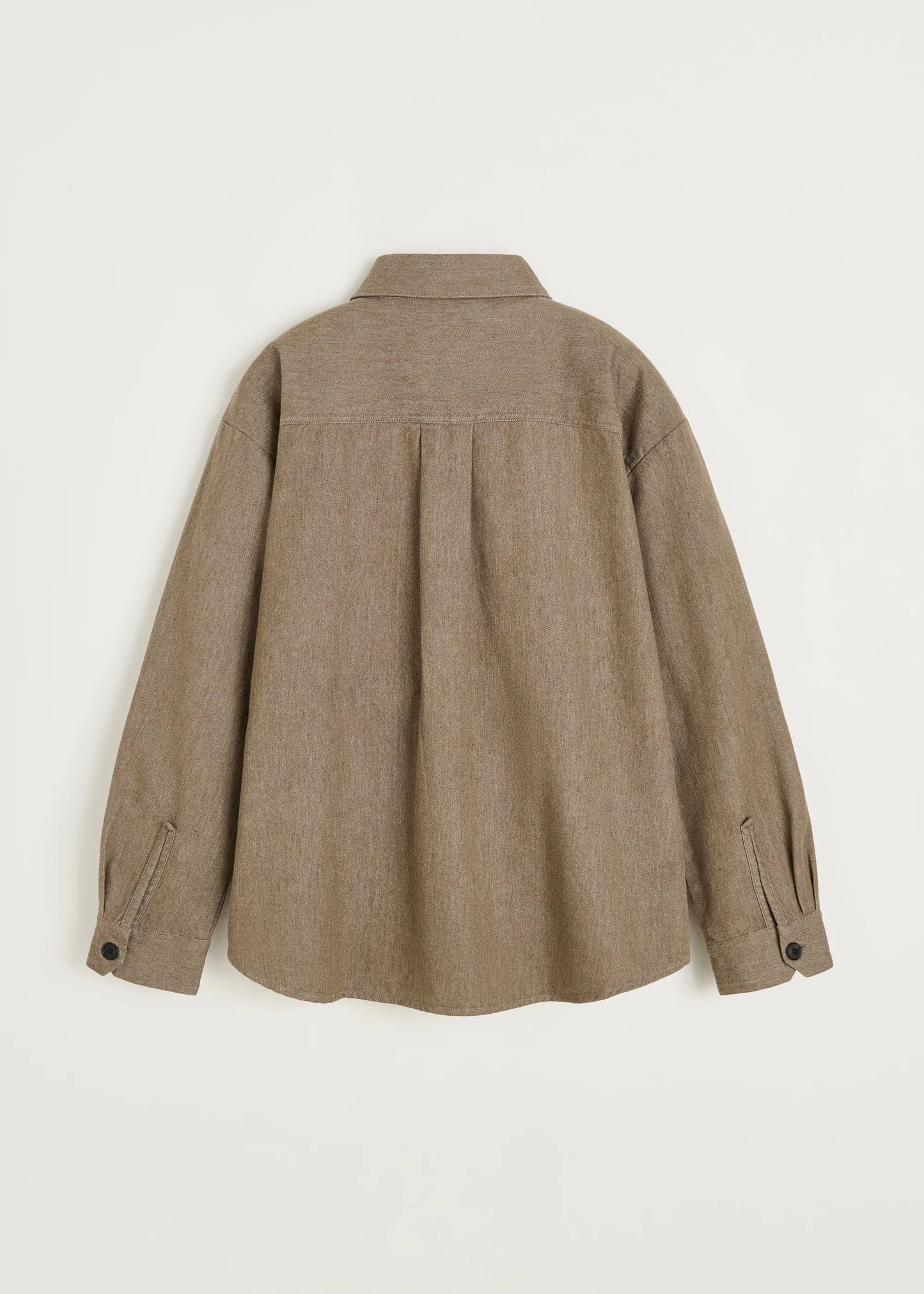Aiayu "Dusty shirt" Smokey Brown Melange