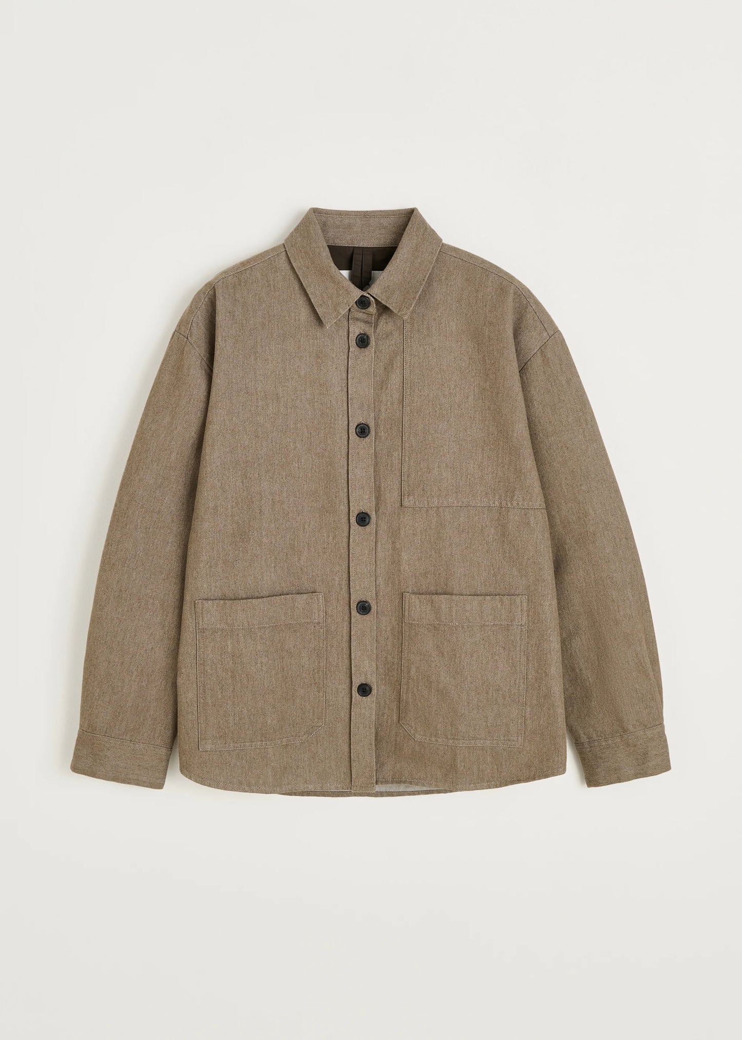Aiayu "Dusty shirt" Smokey Brown Melange