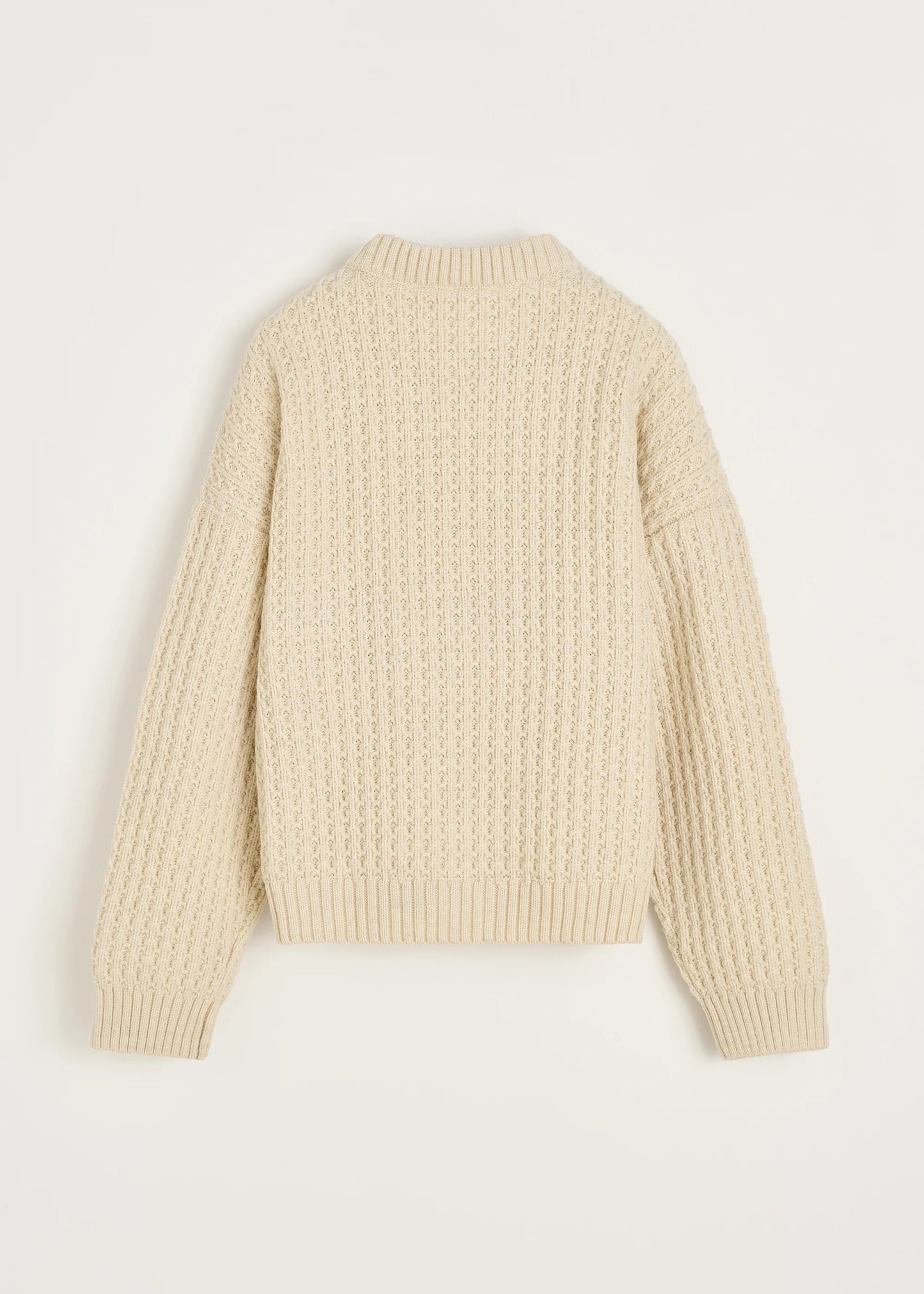 Aiayu "Eamon sweater – highland wool" Pure ecru