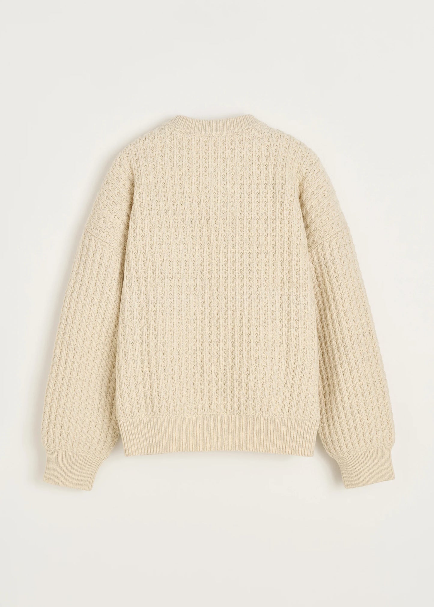 Aiayu "Elan cardigan – highland wool" Pure ecru