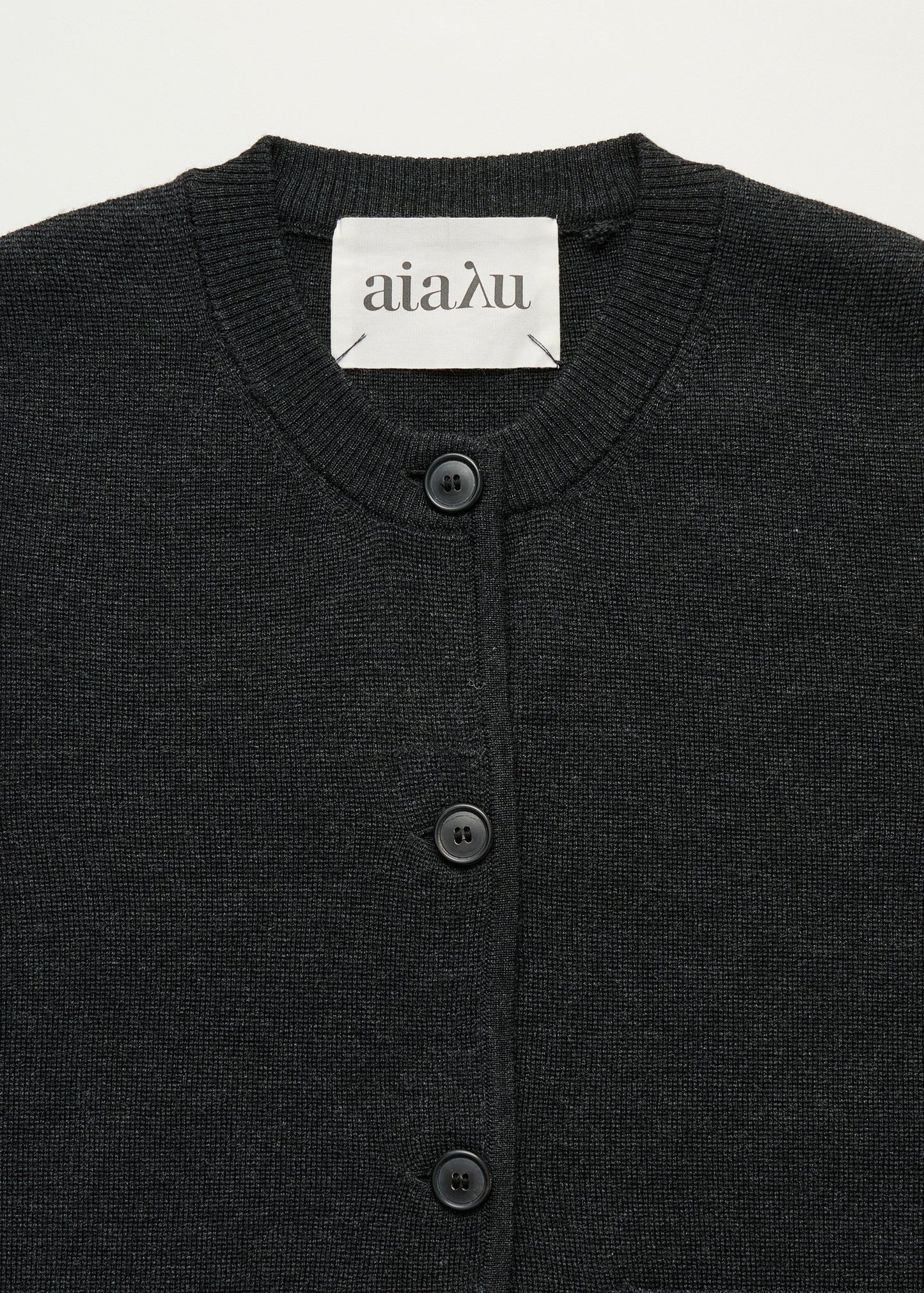 Aiayu "Elva vest – merino wool" Antracite