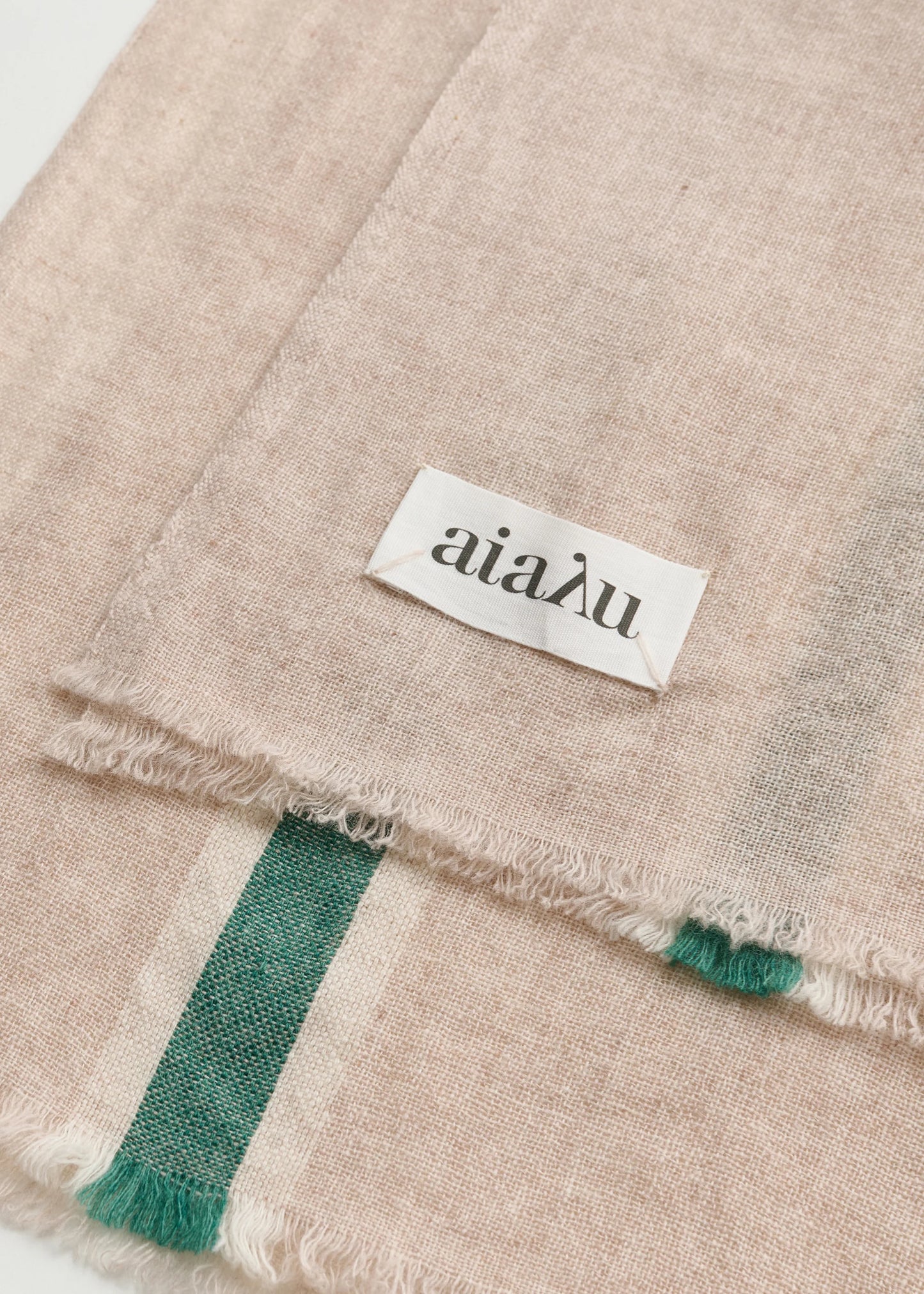 Aiayu "Ema scarf – cashmere" Oatmeal Melange