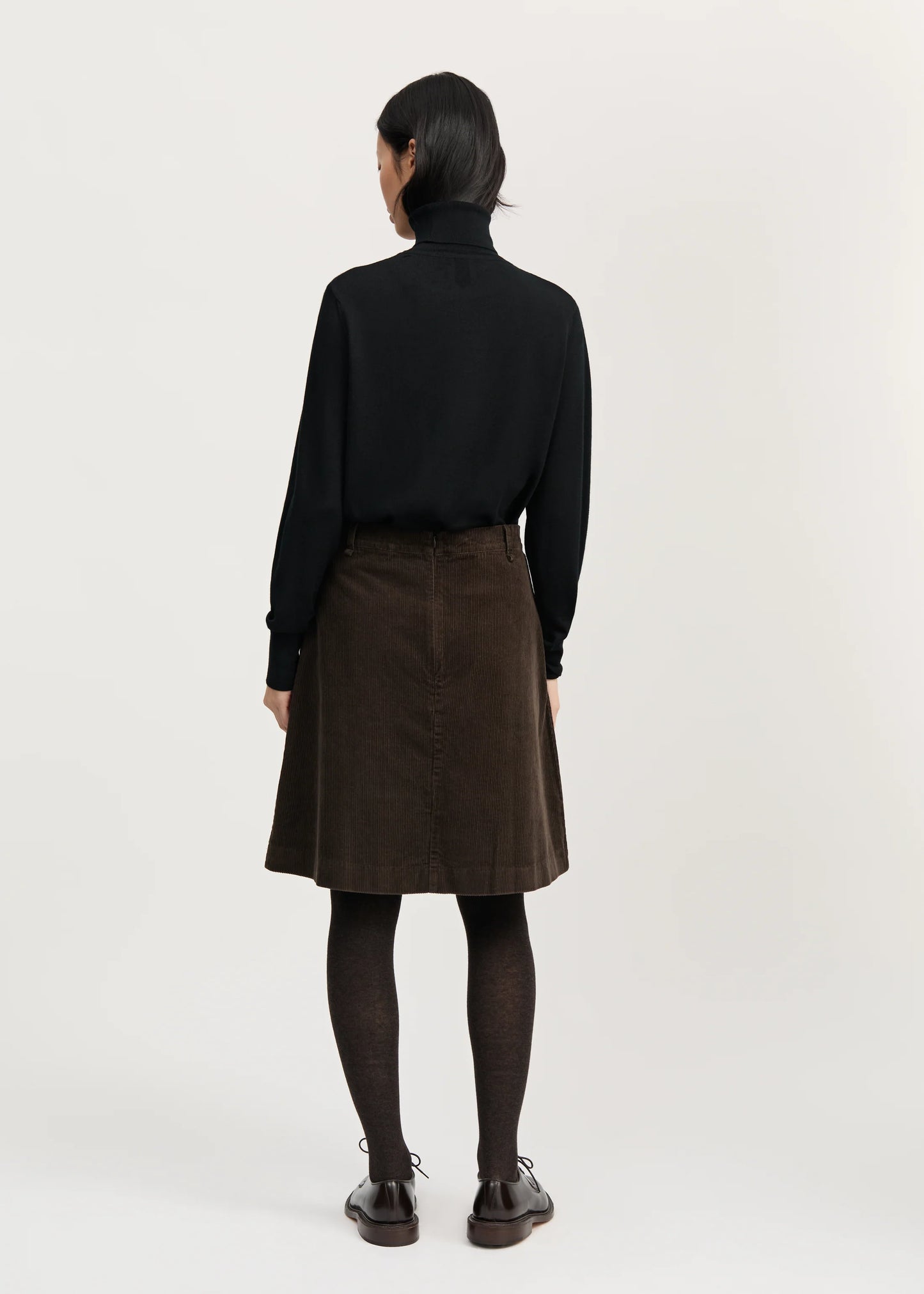 Aiayu "Estelle skirt short corduroy" Smokey Brown