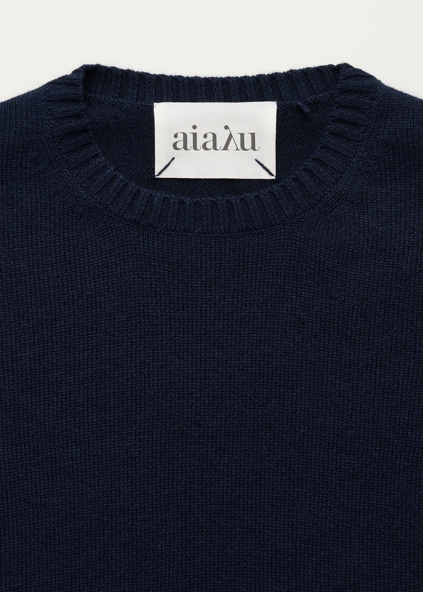 Aiayu "Inga sweater – pure cashmere" Black Blue