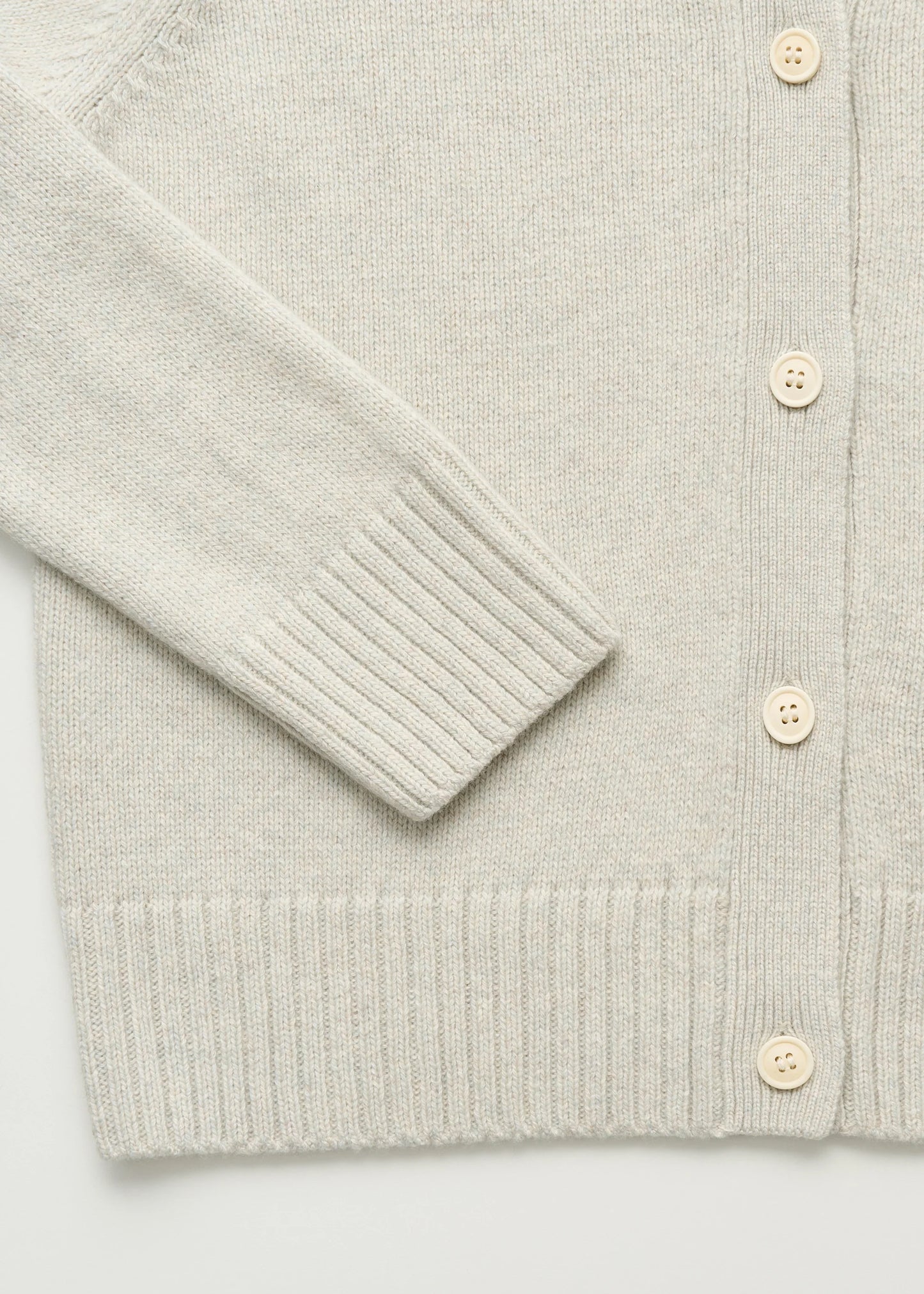 Aiayu "Ingolf cardigan – pure cashmere" Dove Mouline