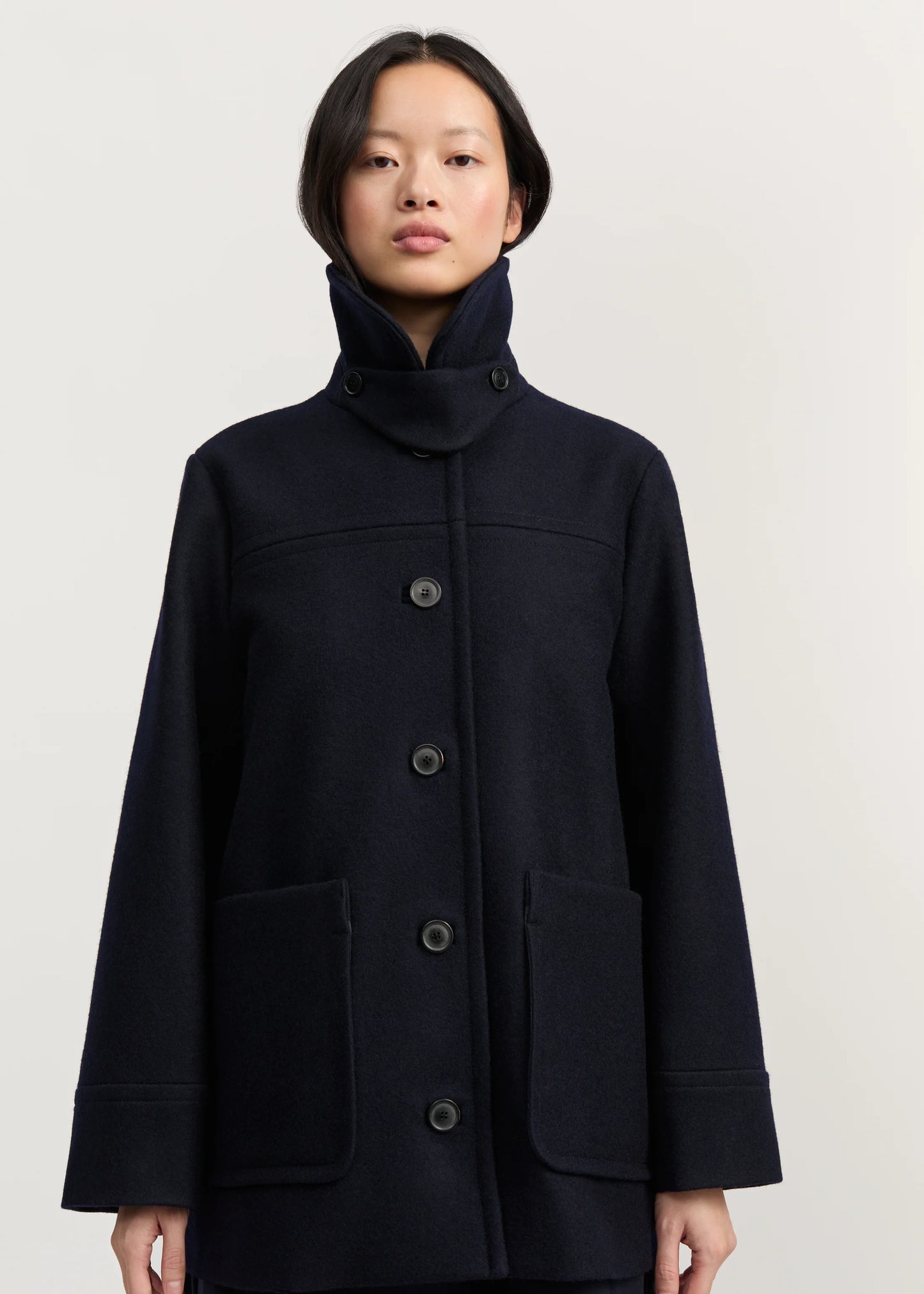 Aiayu "Jamie jacket loden – wool" Navy