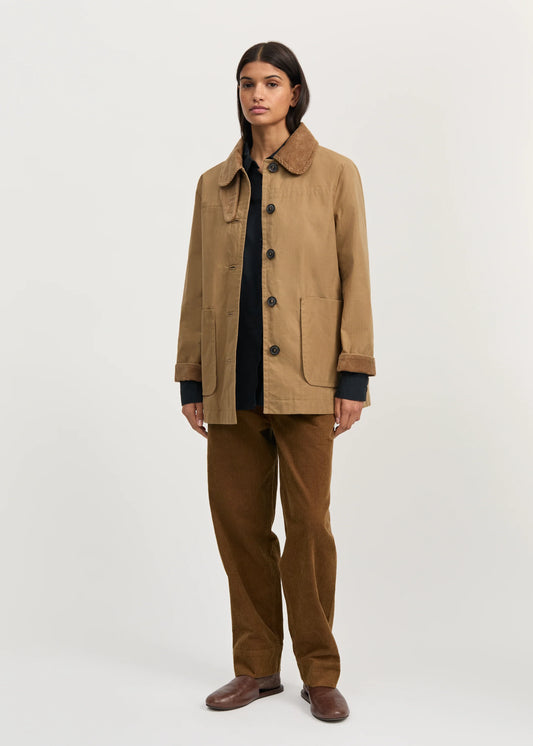 Aiayu "Jamie jacket – ripstop oilskin" Warm Khaki