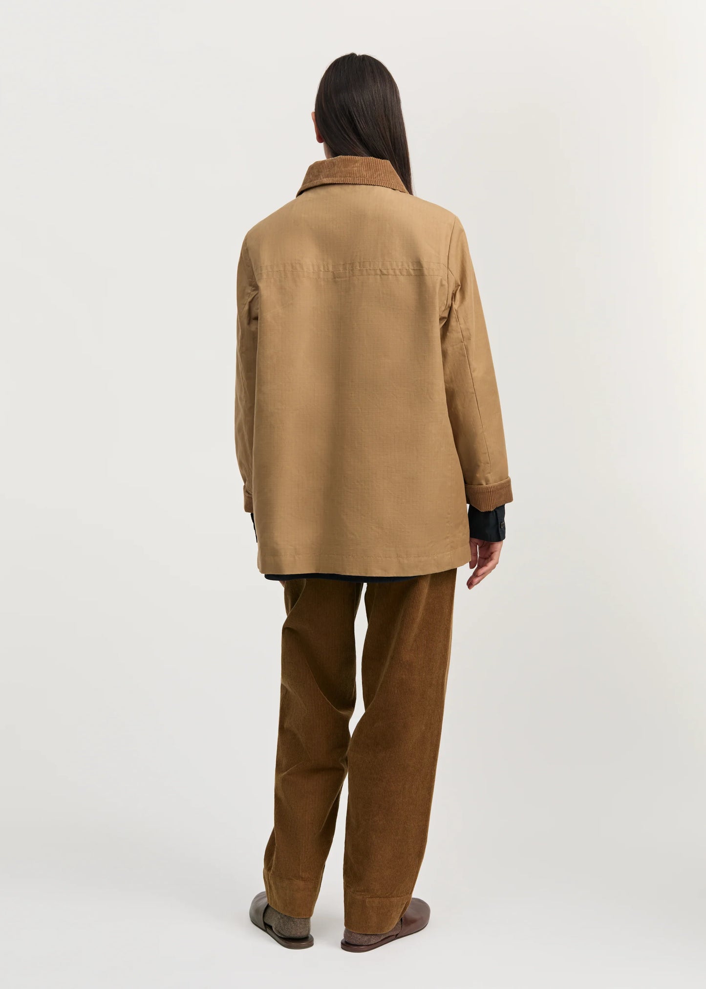 Aiayu "Jamie jacket – ripstop oilskin" Warm Khaki