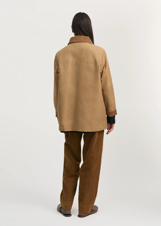 Aiayu "Jamie jacket – ripstop oilskin" Warm Khaki