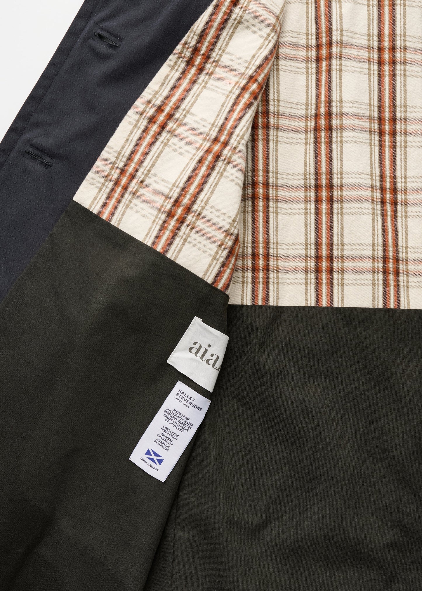 Aiayu "Jamie jacket – ripstop oilskin" Antracite