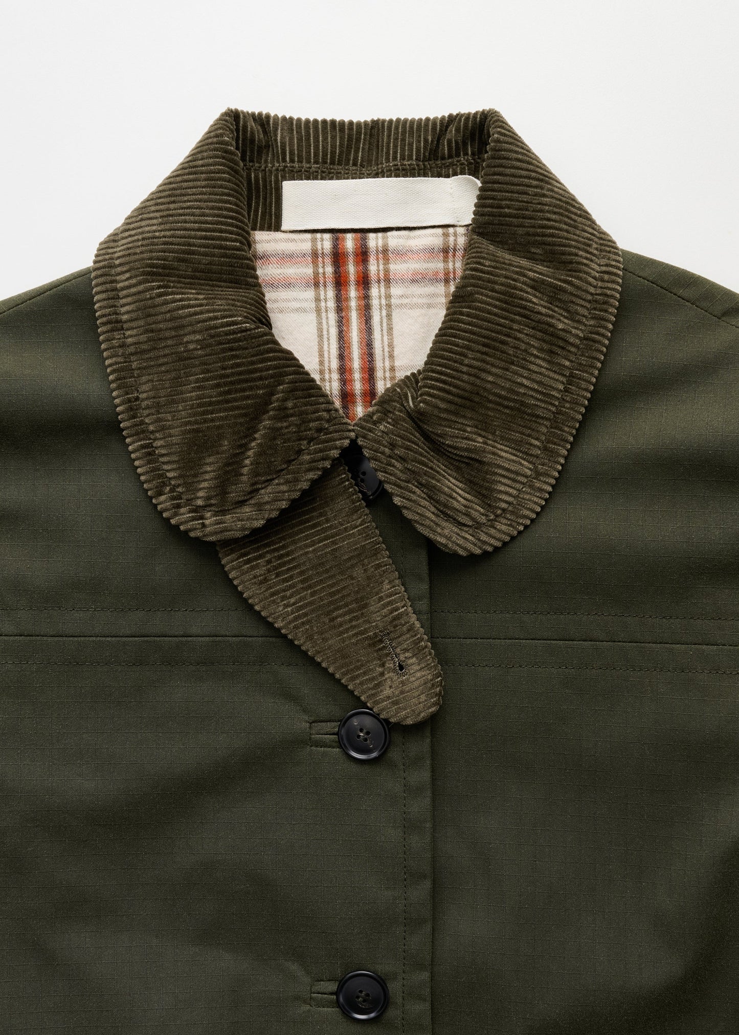Aiayu "Jamie jacket – ripstop oilskin" Archive Olive