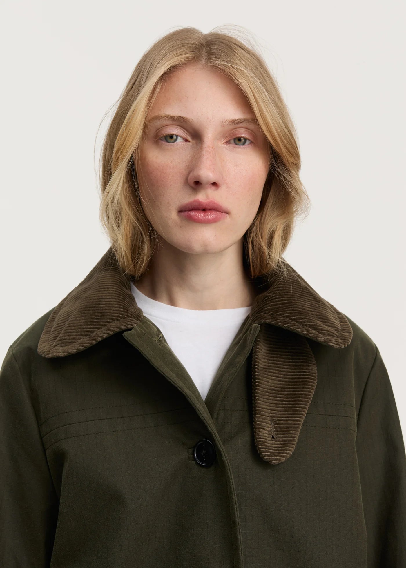 Aiayu "Jamie jacket – ripstop oilskin" Archive Olive